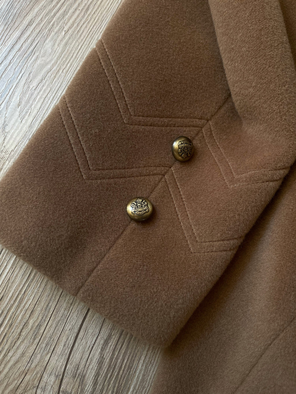 Wool camel coat