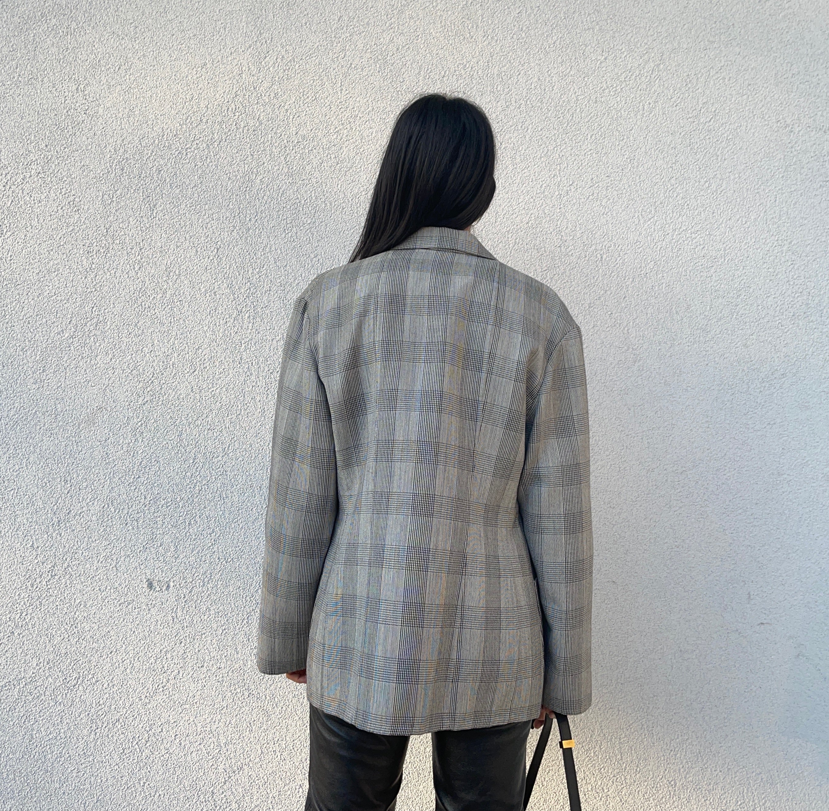 100% wool galles print blazer