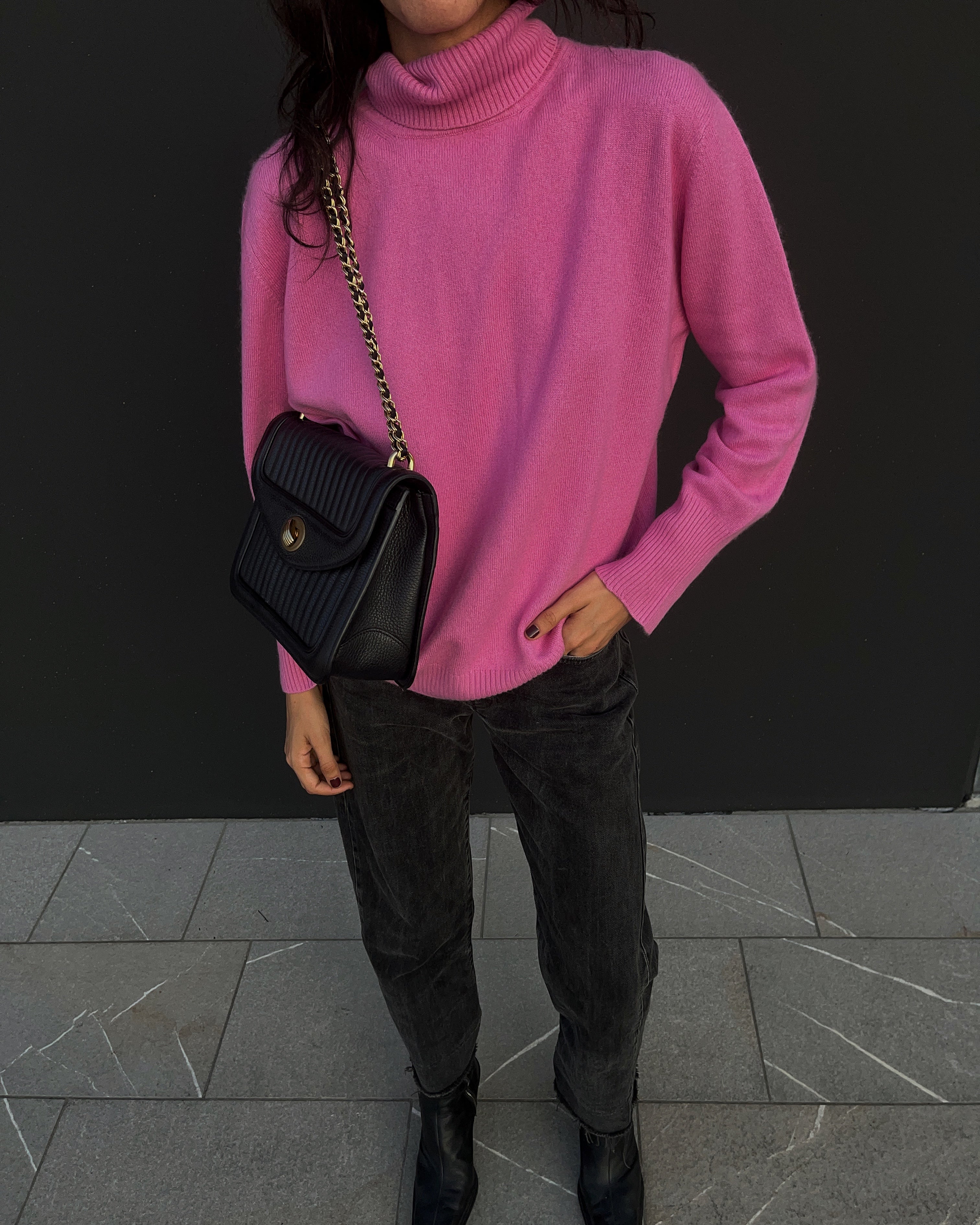 Pink silk n cashmere