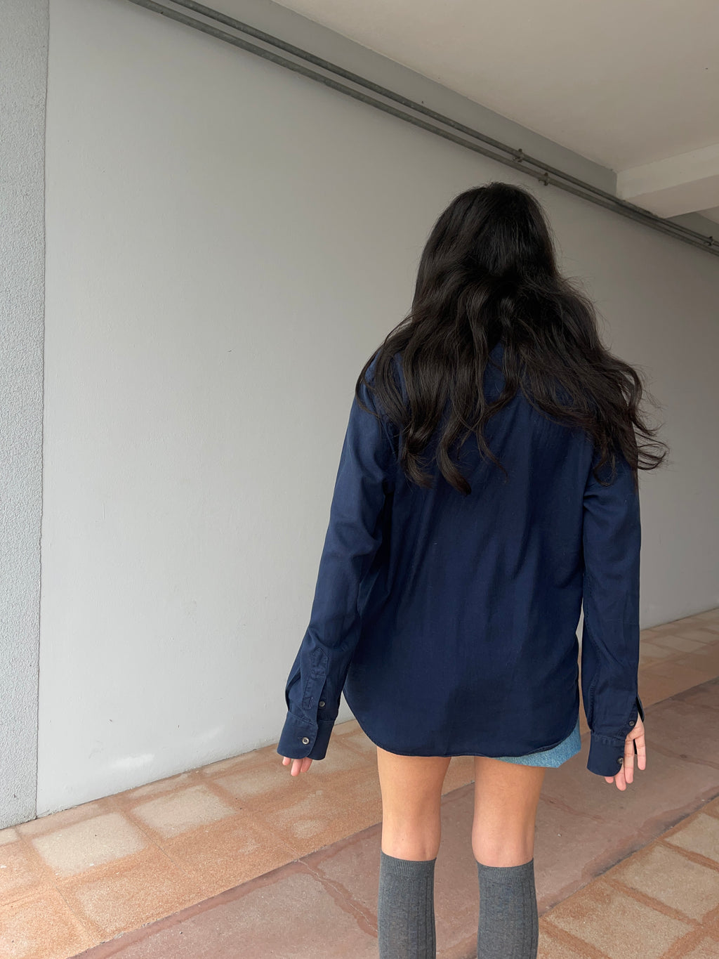 Prada blue shirt