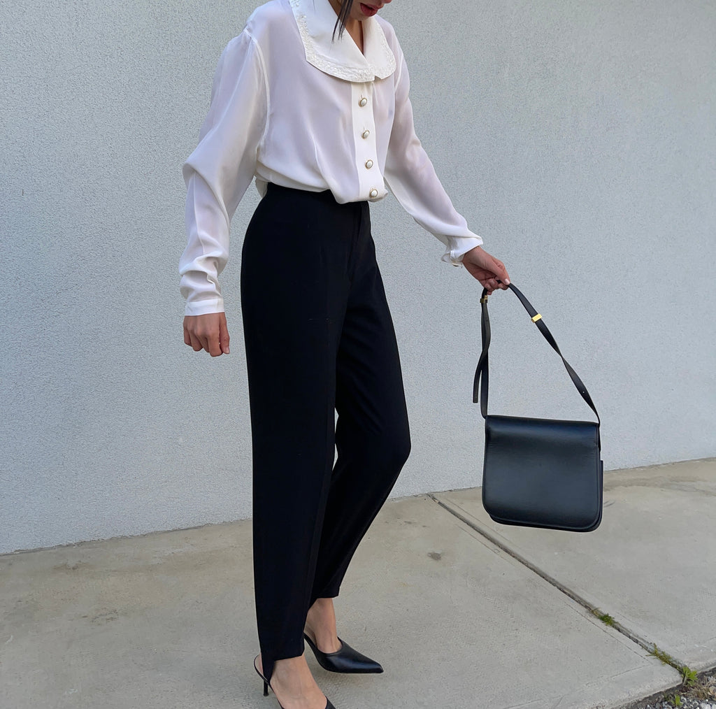 Black trousers