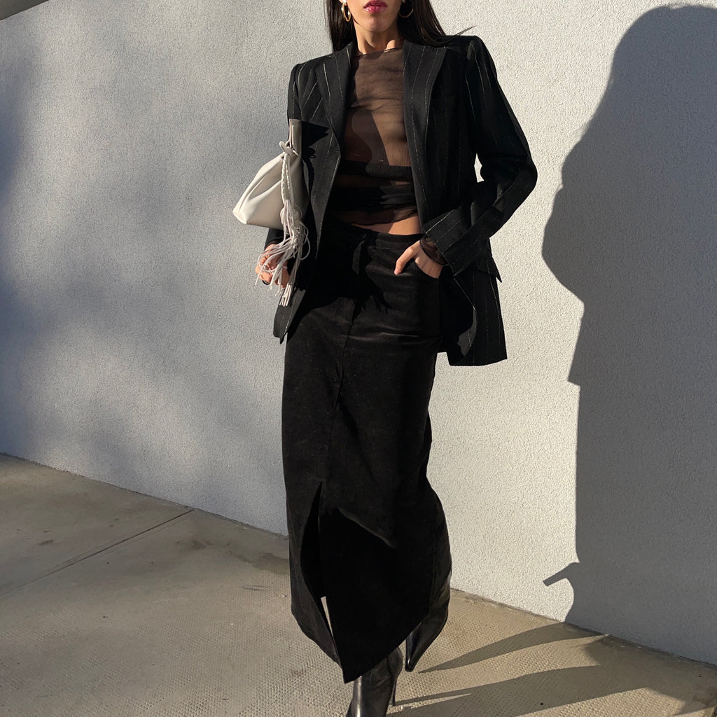 Velvet skirt
