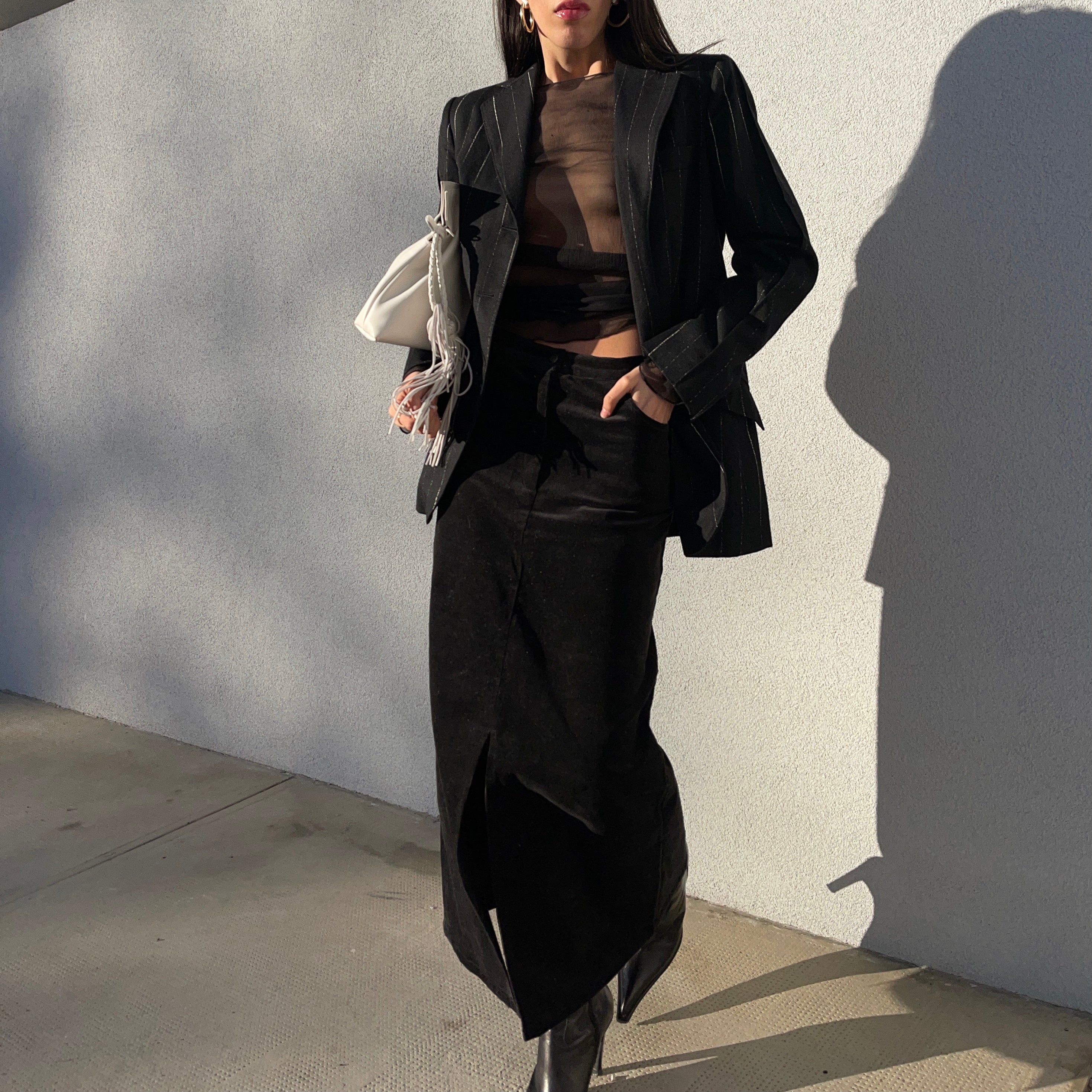 Velvet skirt
