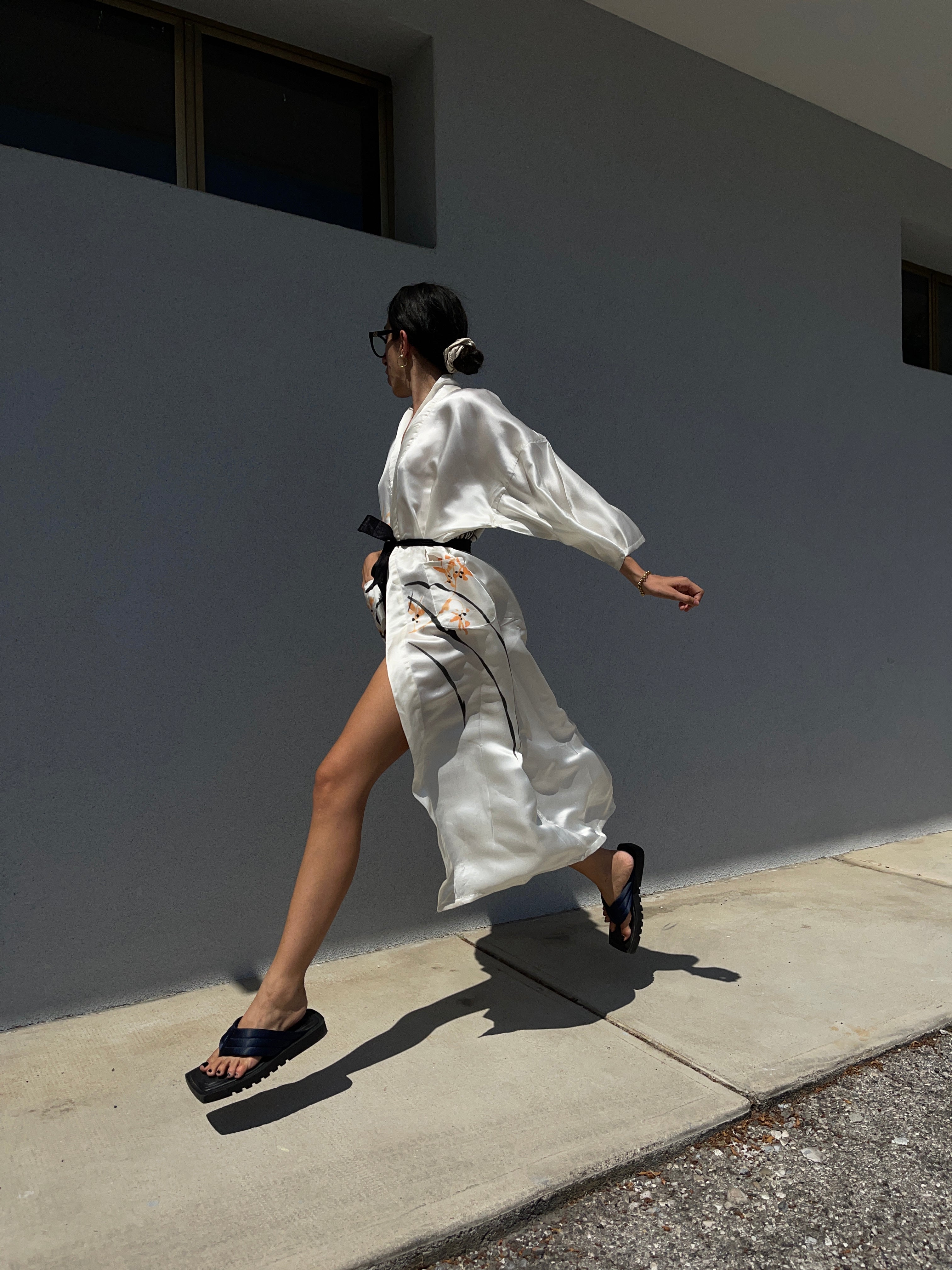 100 liquid silk kimono *