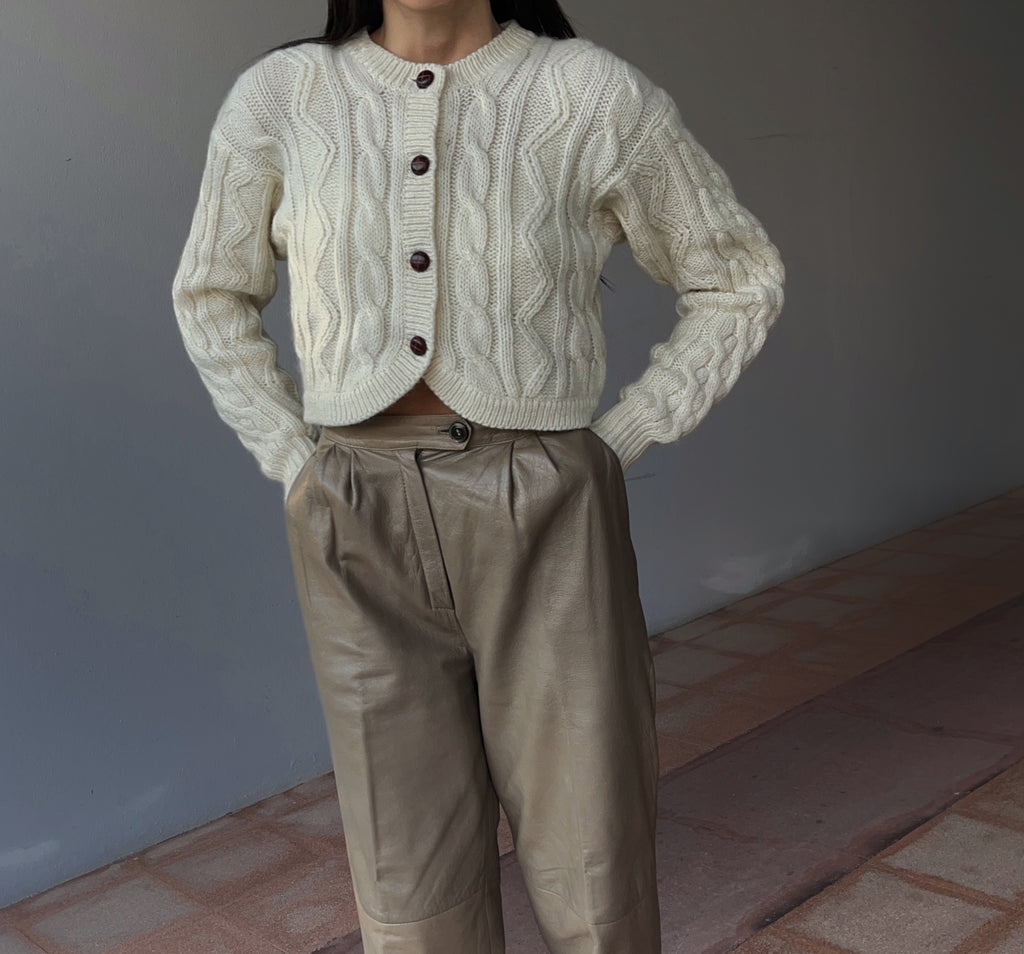 100 wool cardigan