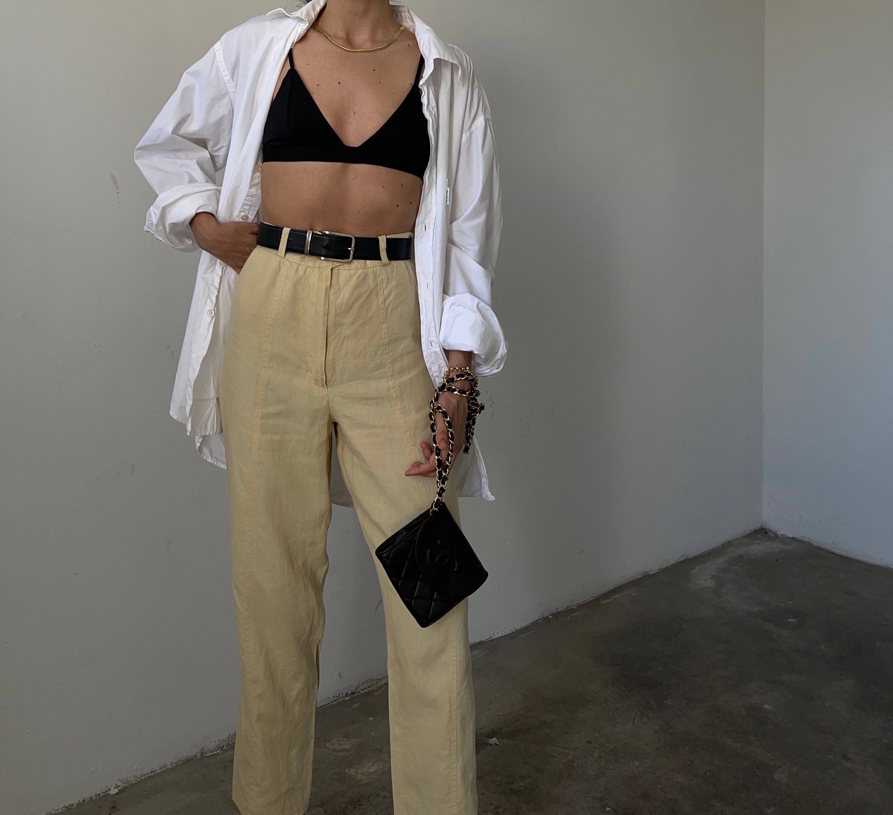 Pantalone beige