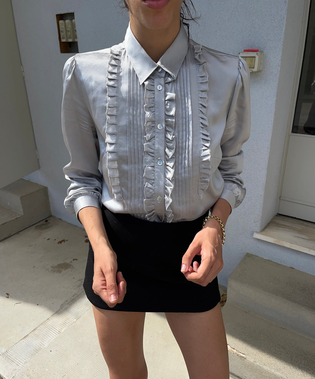 100 liquid silk shirt