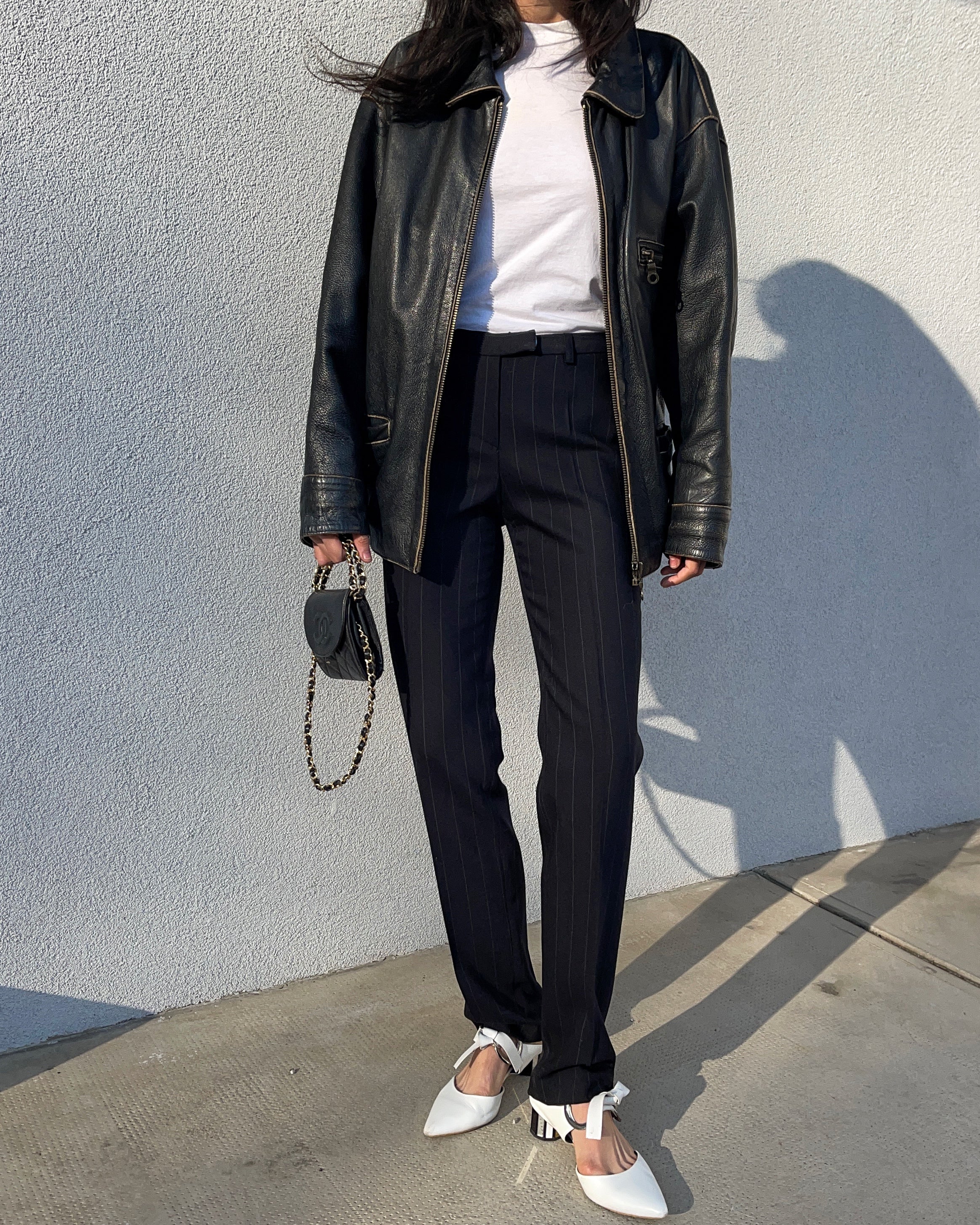 Leather jacket