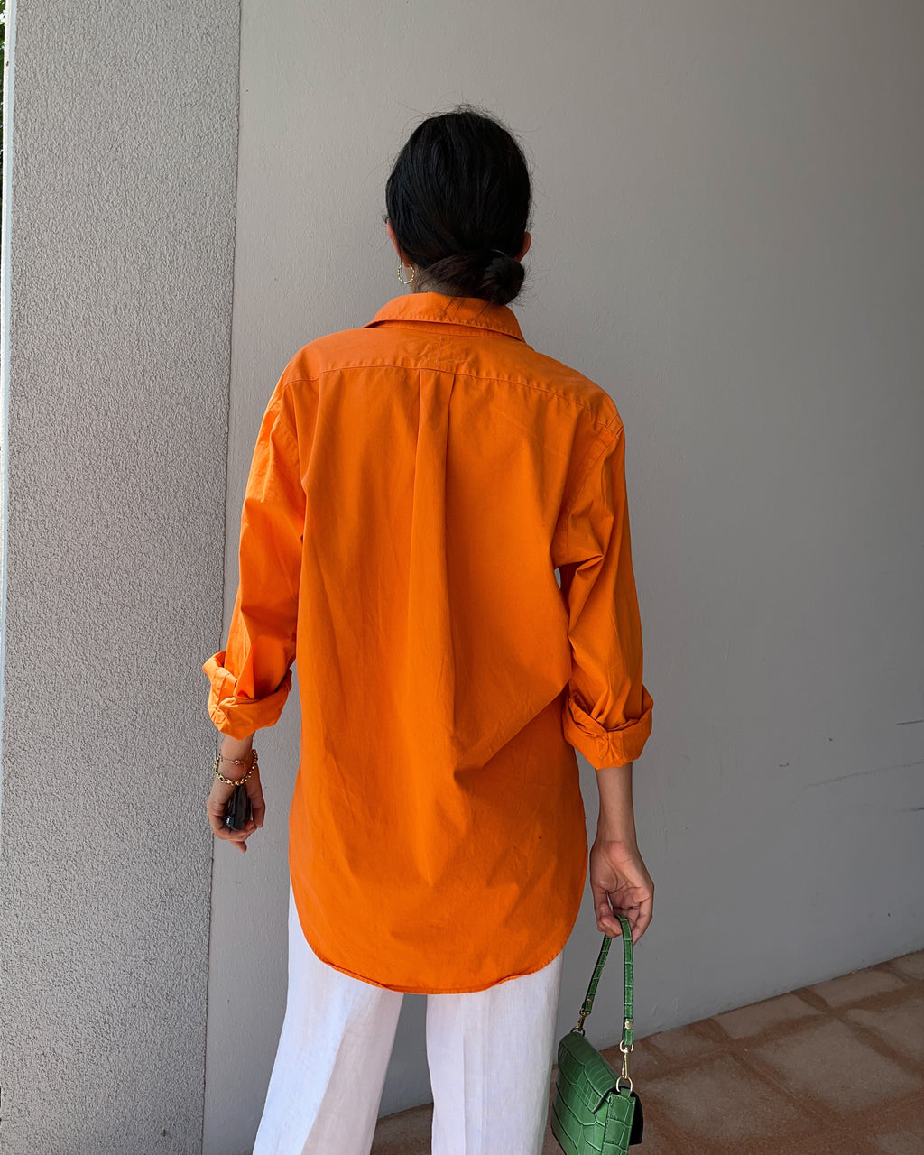 Ralph Lauren orange shirt