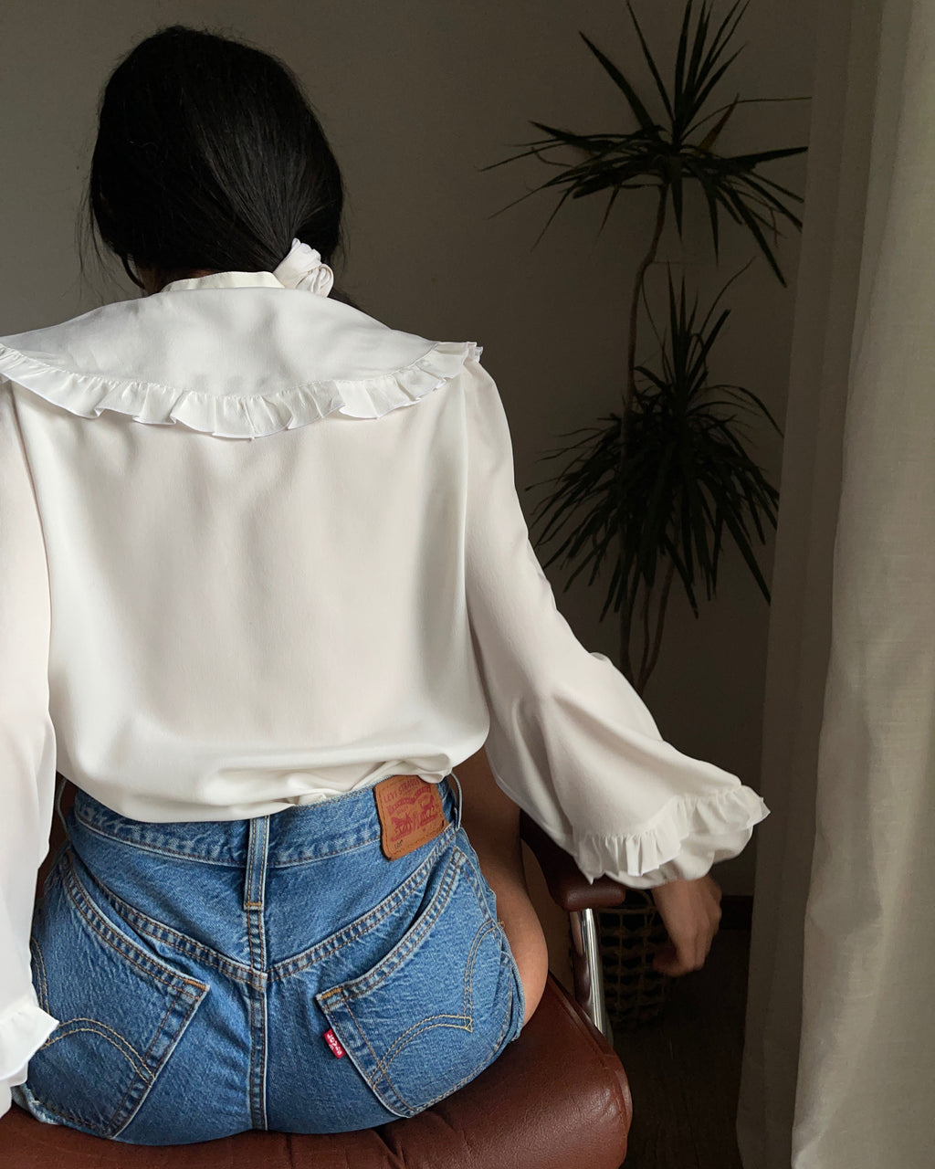 Peter Pan collar shirt