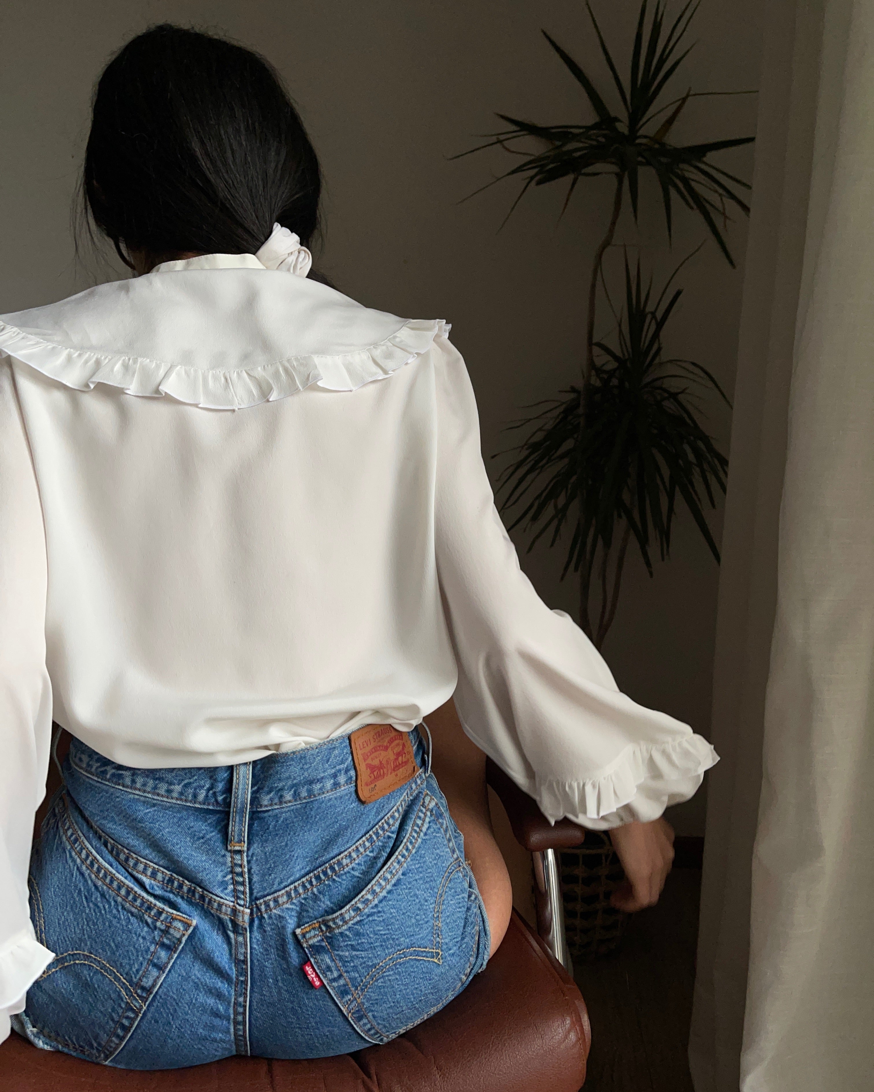 Peter Pan collar shirt