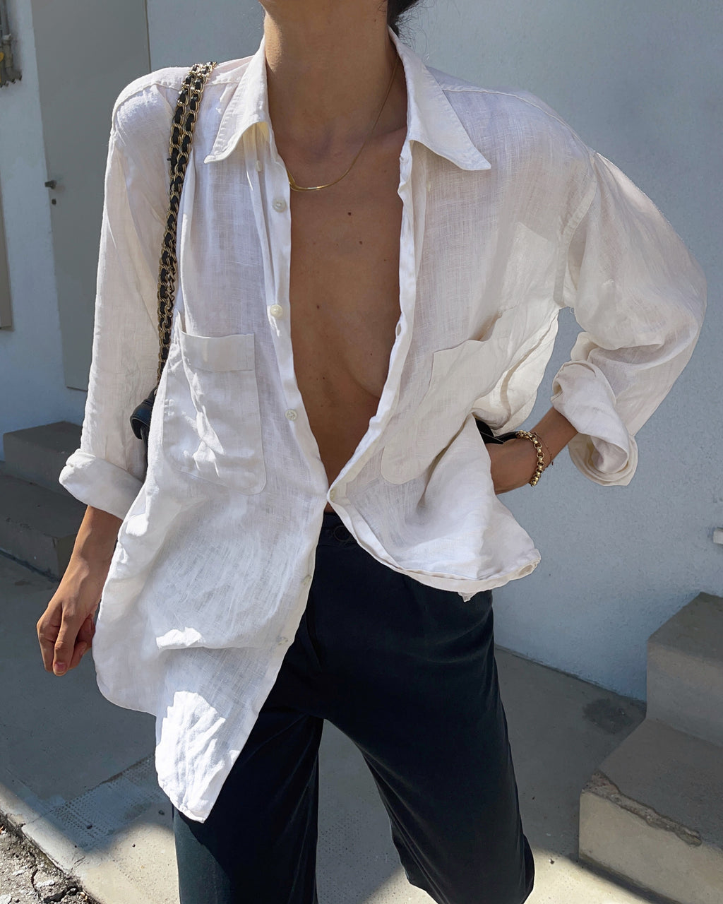 Camicia in lino cerruti