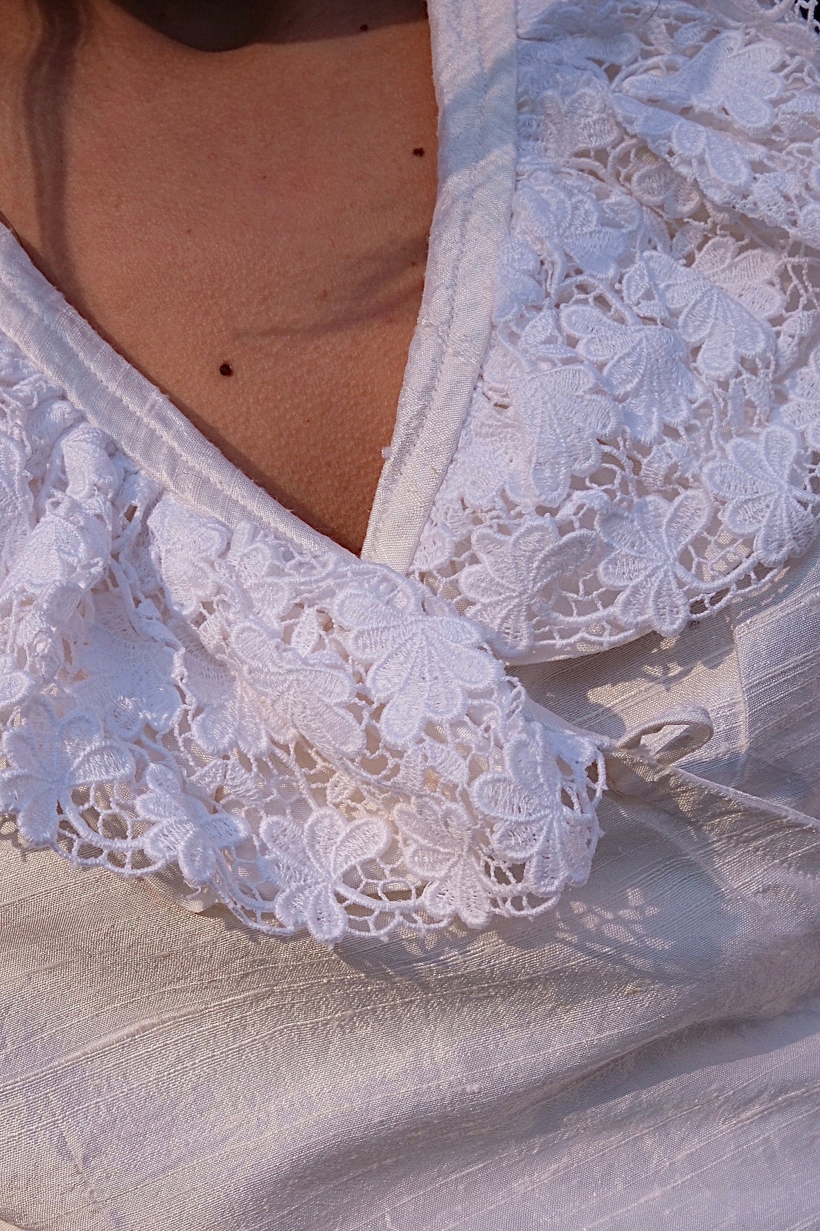 100% pure silk wrap blouse
