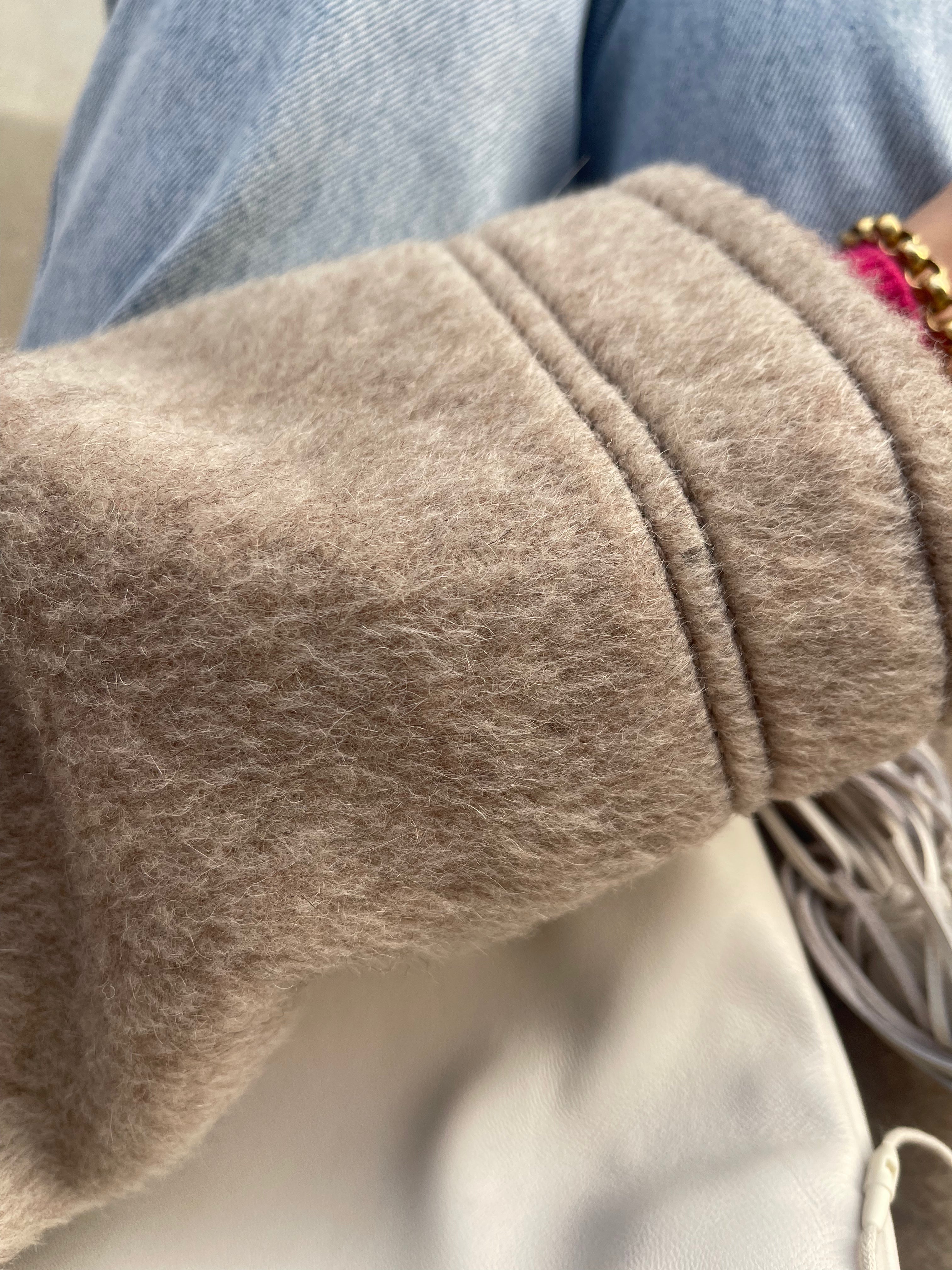 Alpaca wool coat