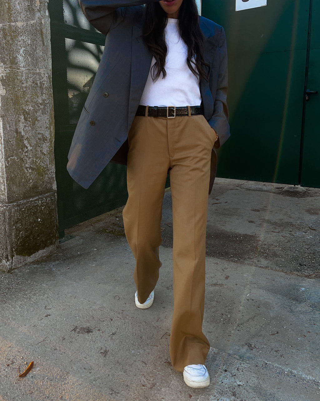 Pantalone cammello uomo