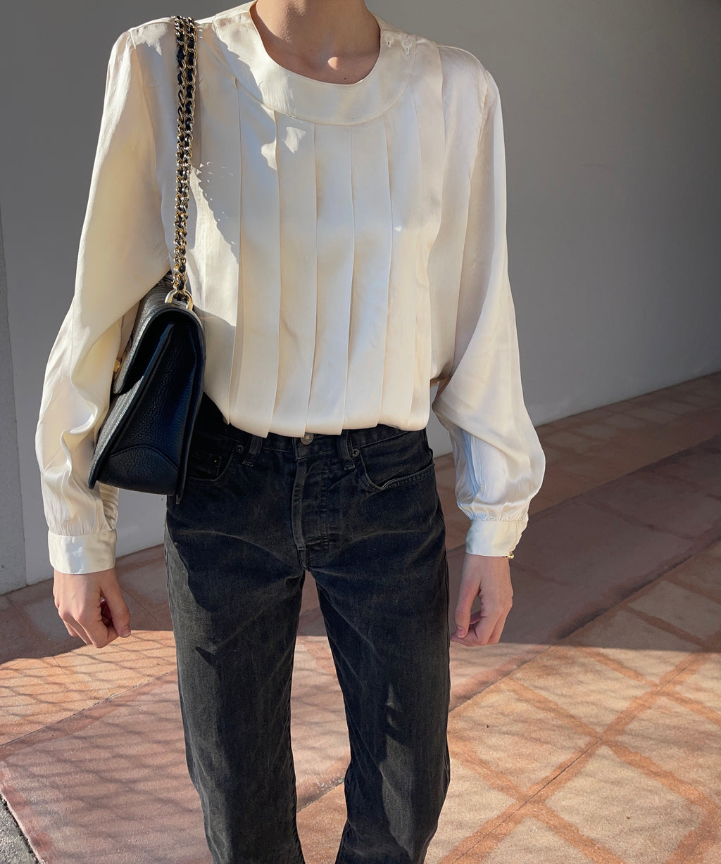 Liquid silk shirt
