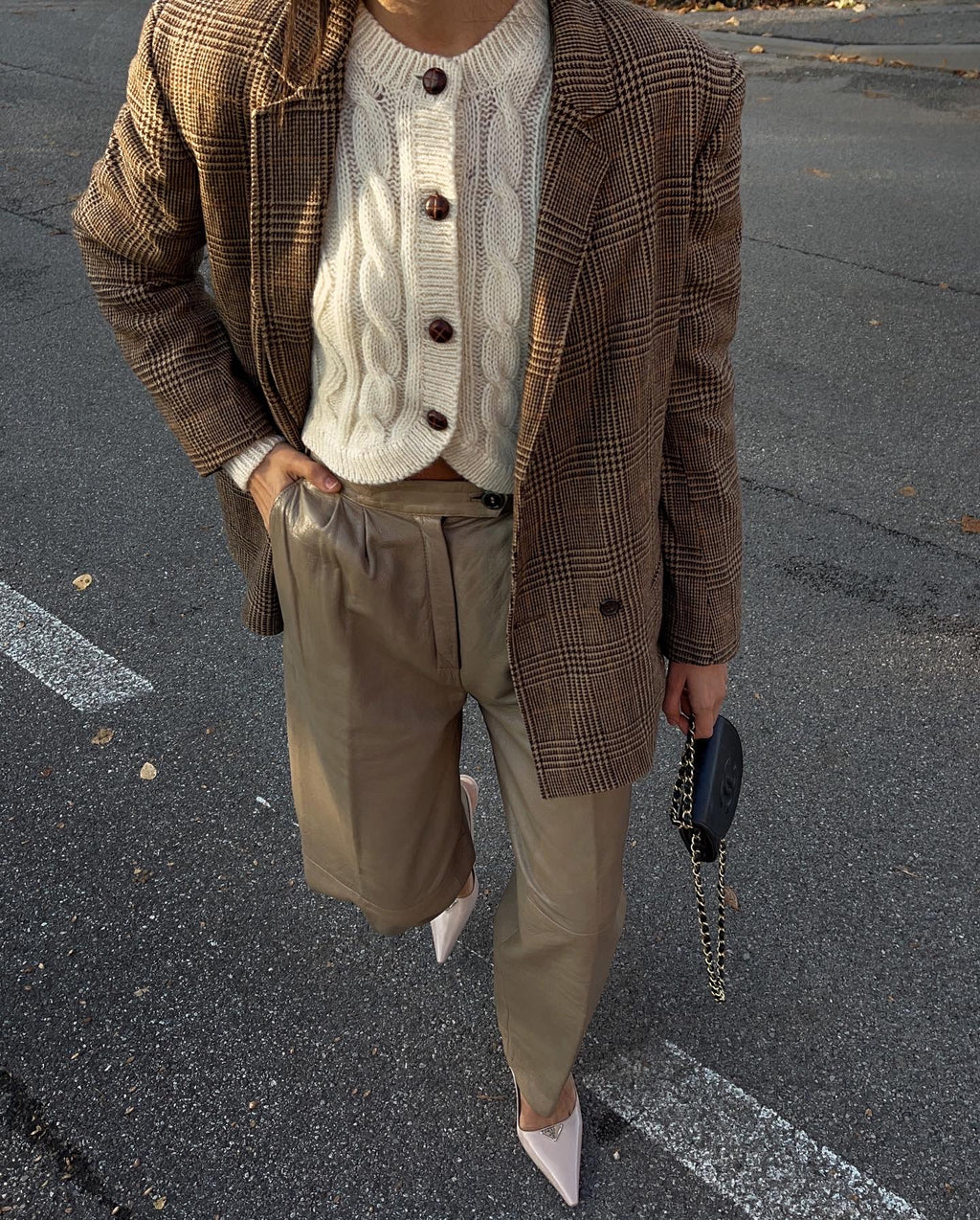 Check blazer