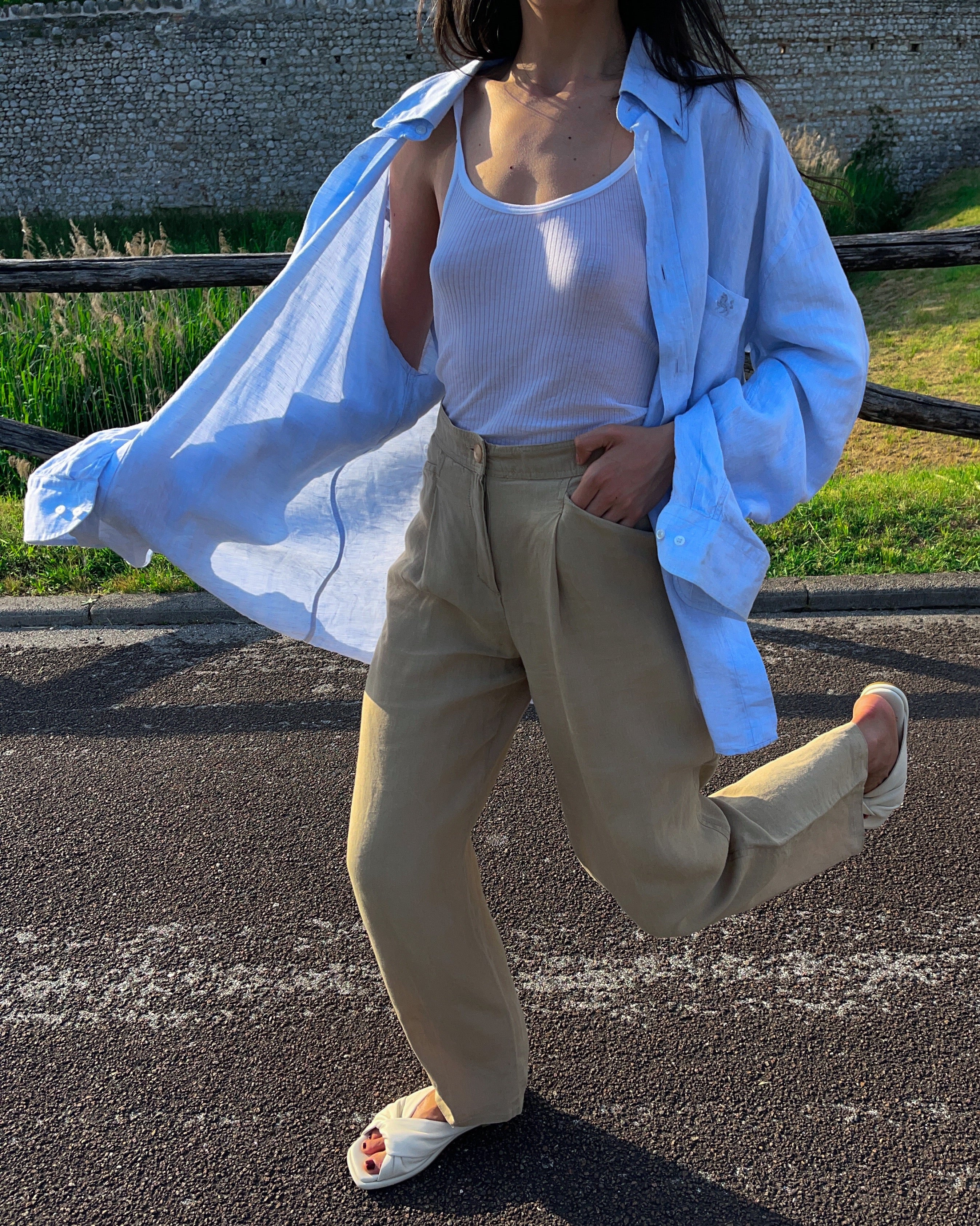 Camicia Lino Les  copain