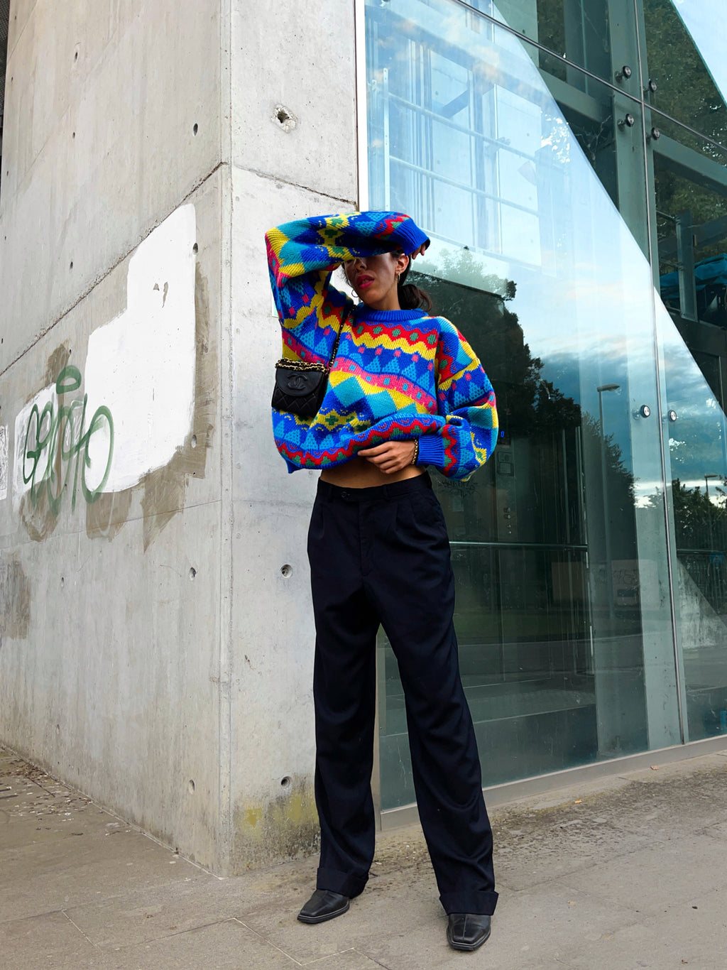 Colourful jumper