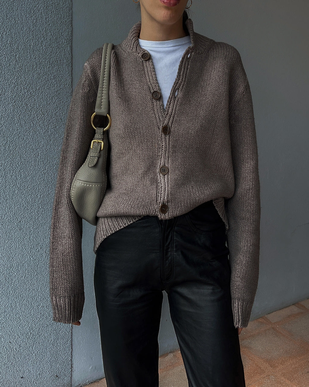 Taupe cardigan