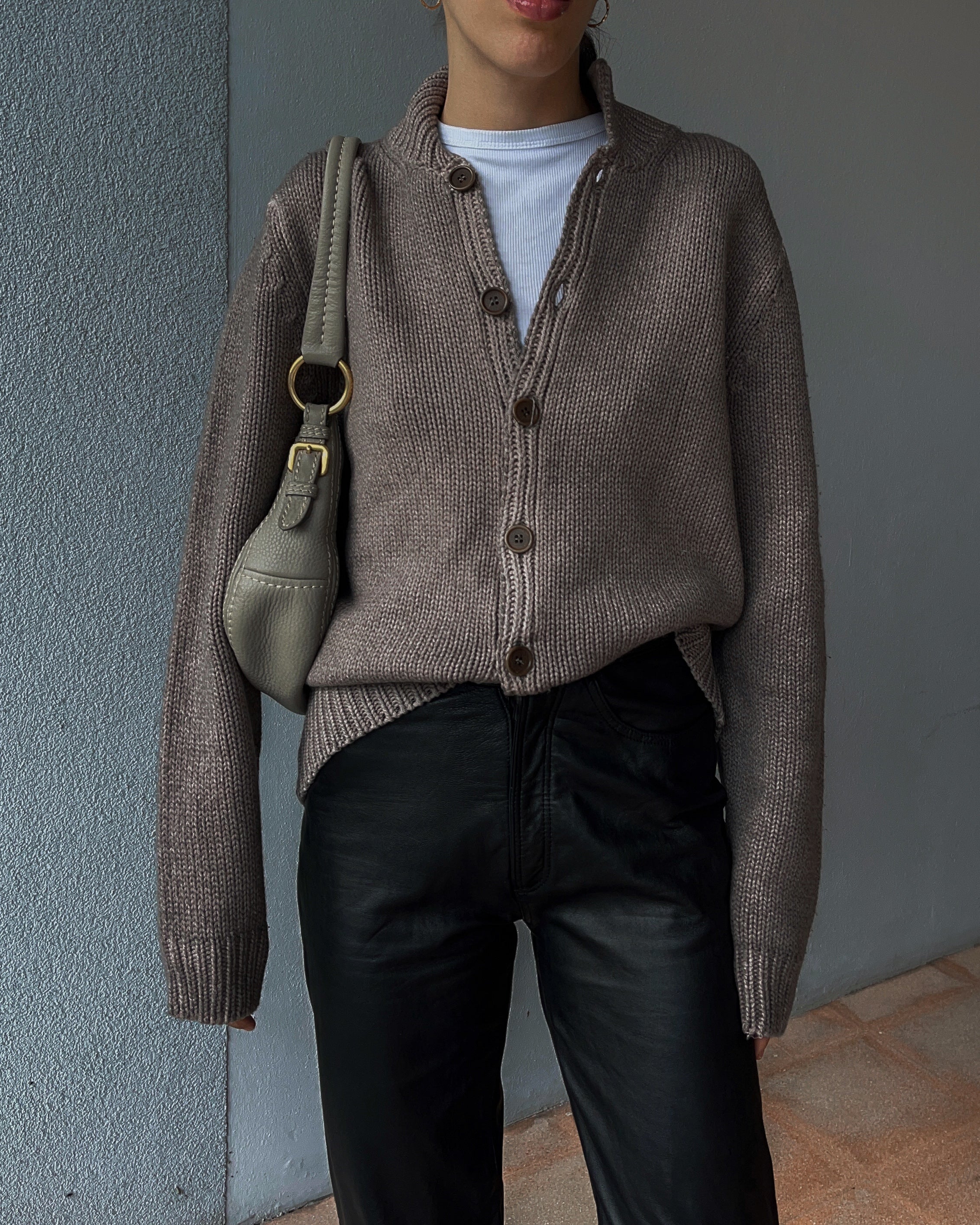 Taupe cardigan
