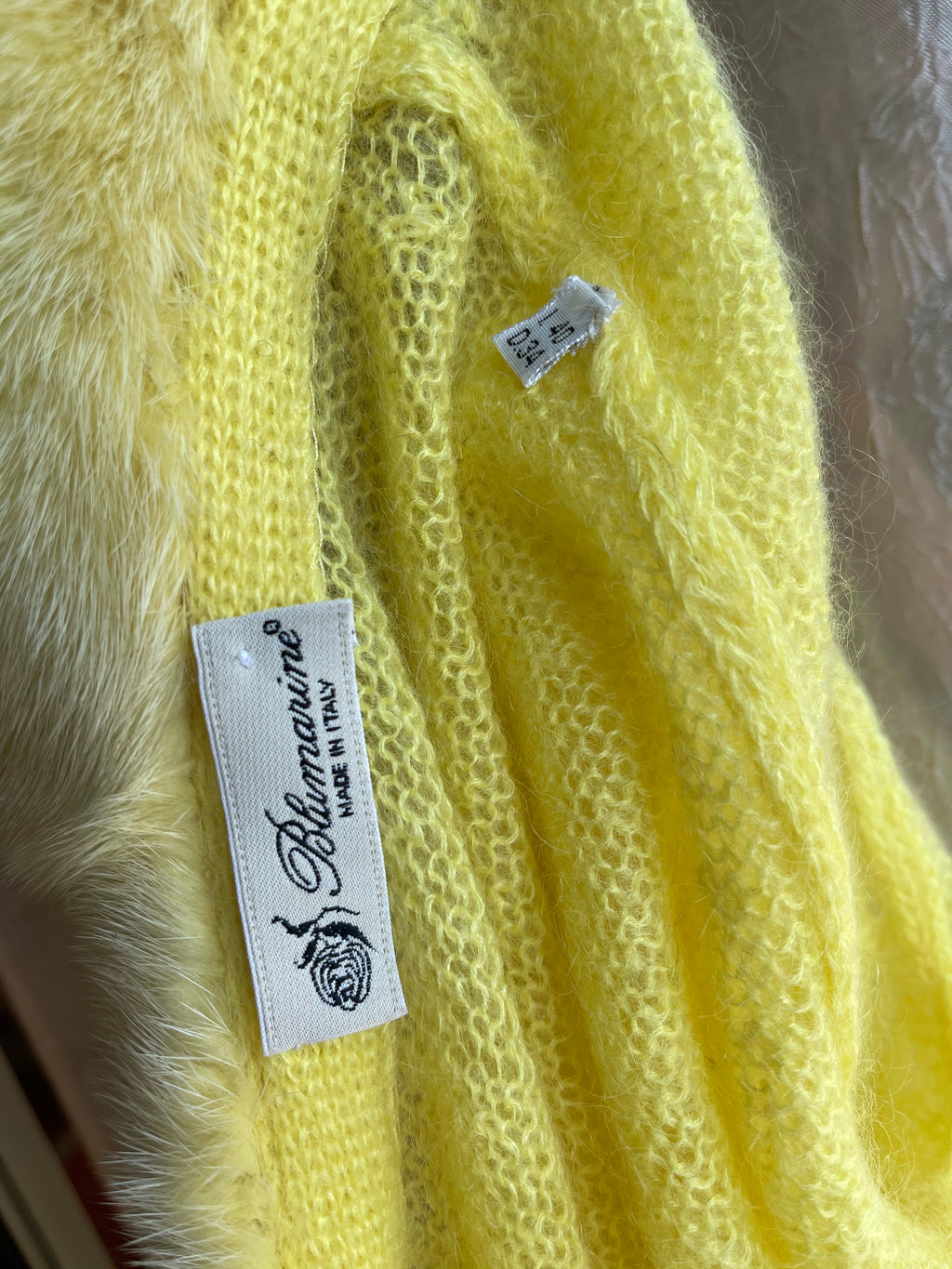 Bluemarine yellow cardigan