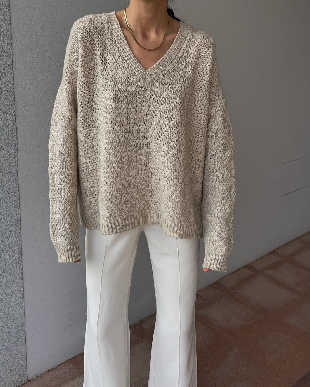 Maglione Lana V neck