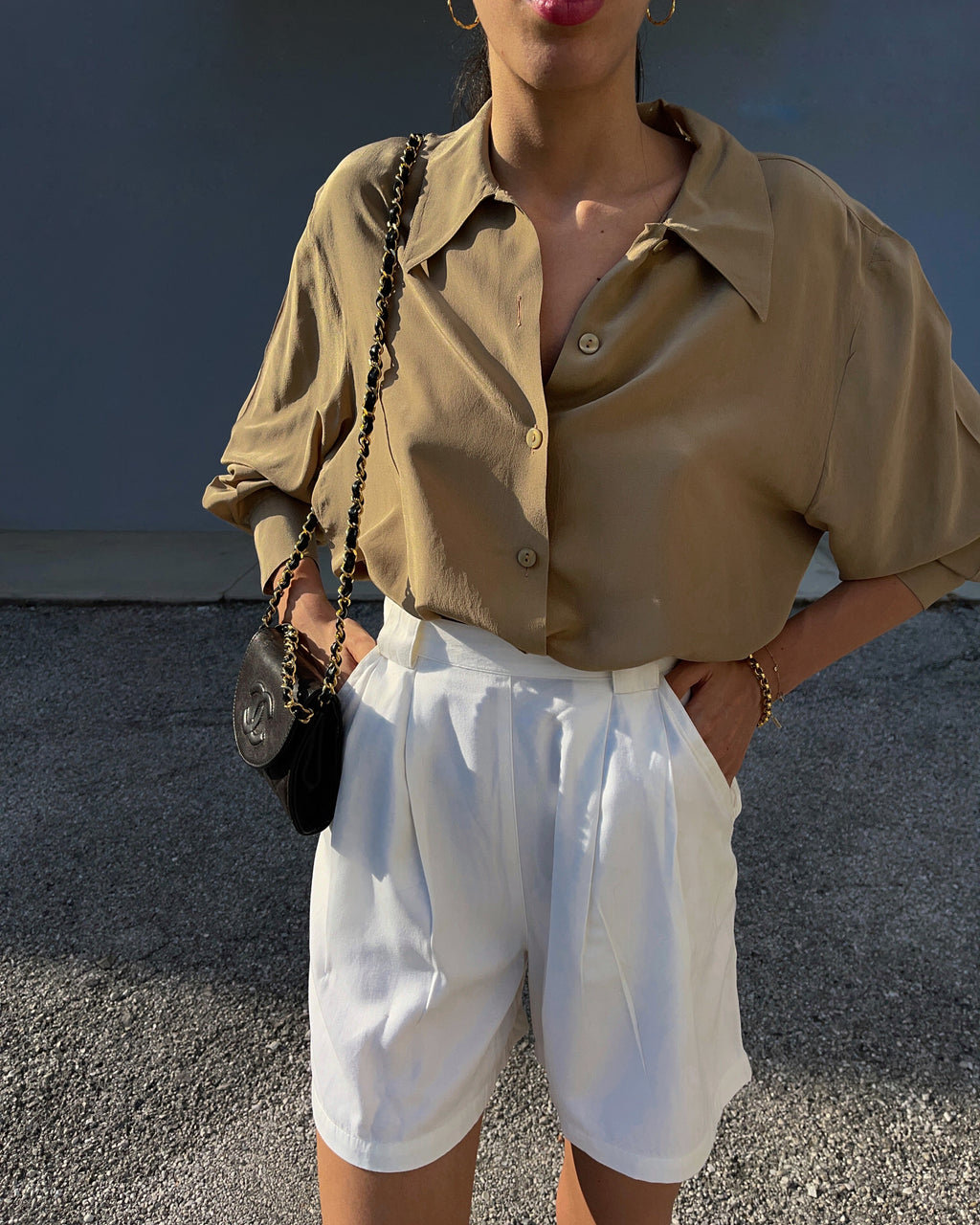 Camicia 100% seta