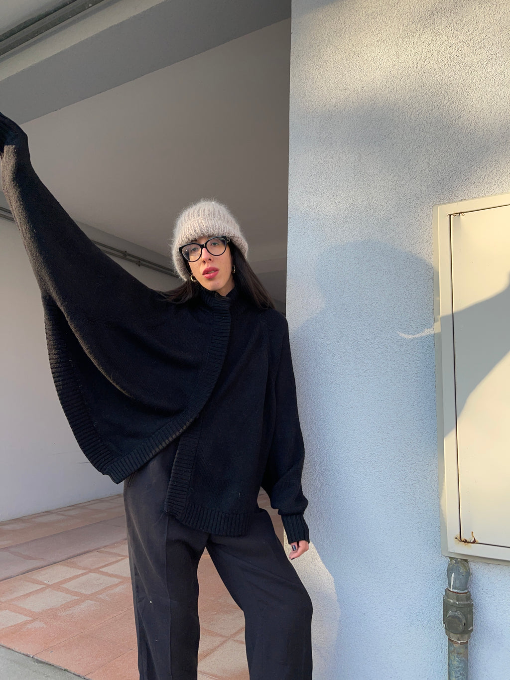 Poncho 100 Lana