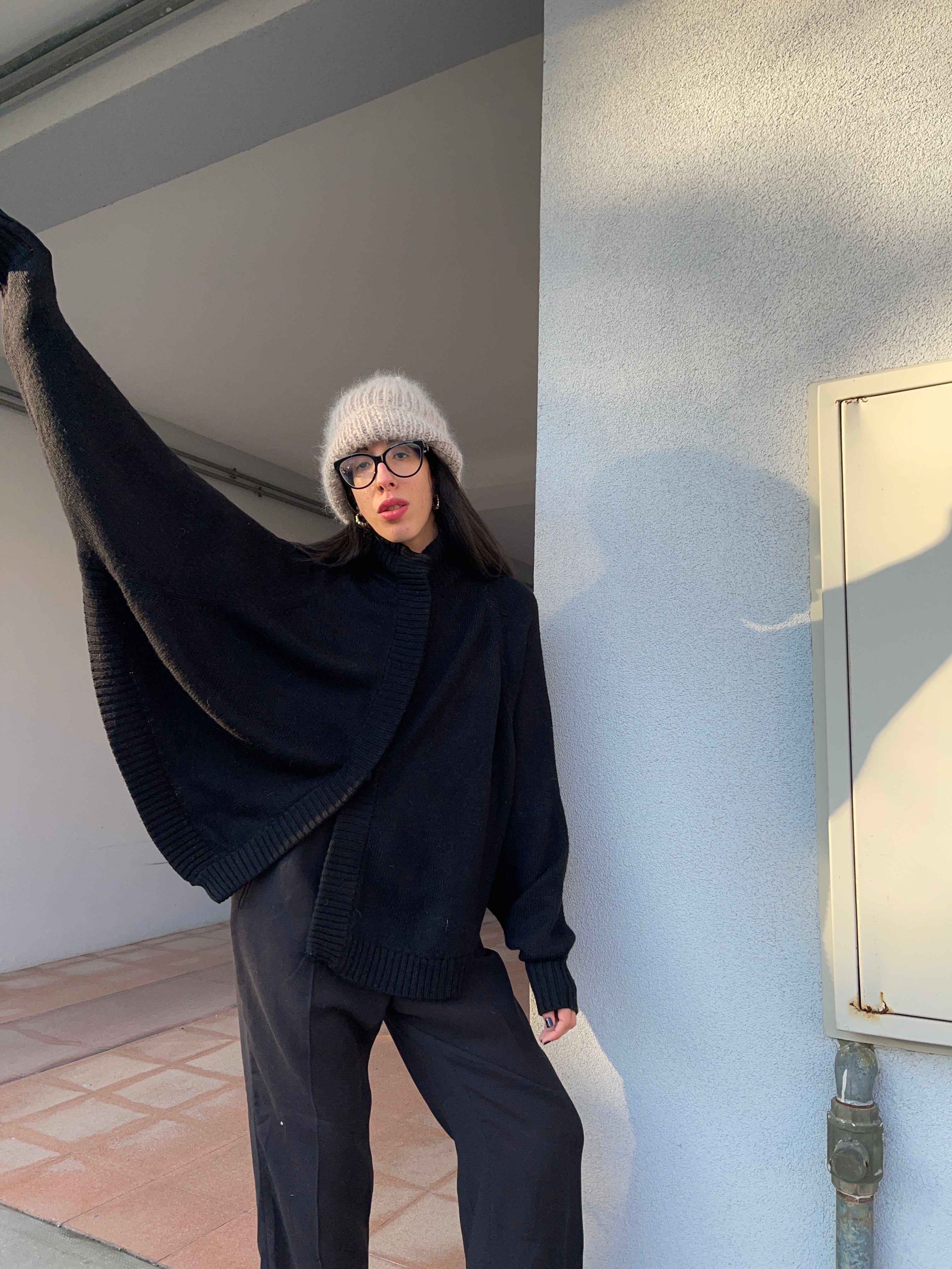 Poncho 100 Lana