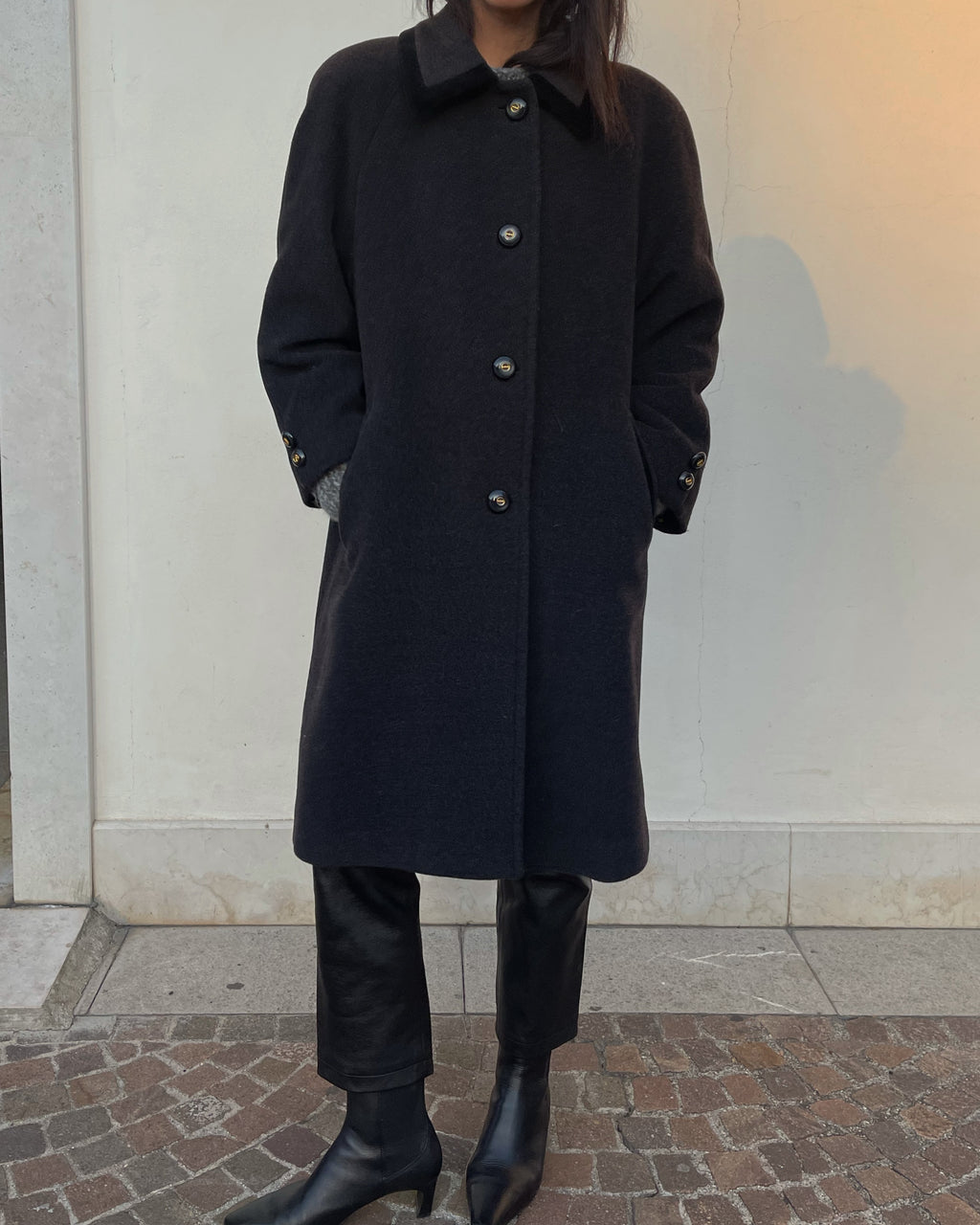 Grey coat