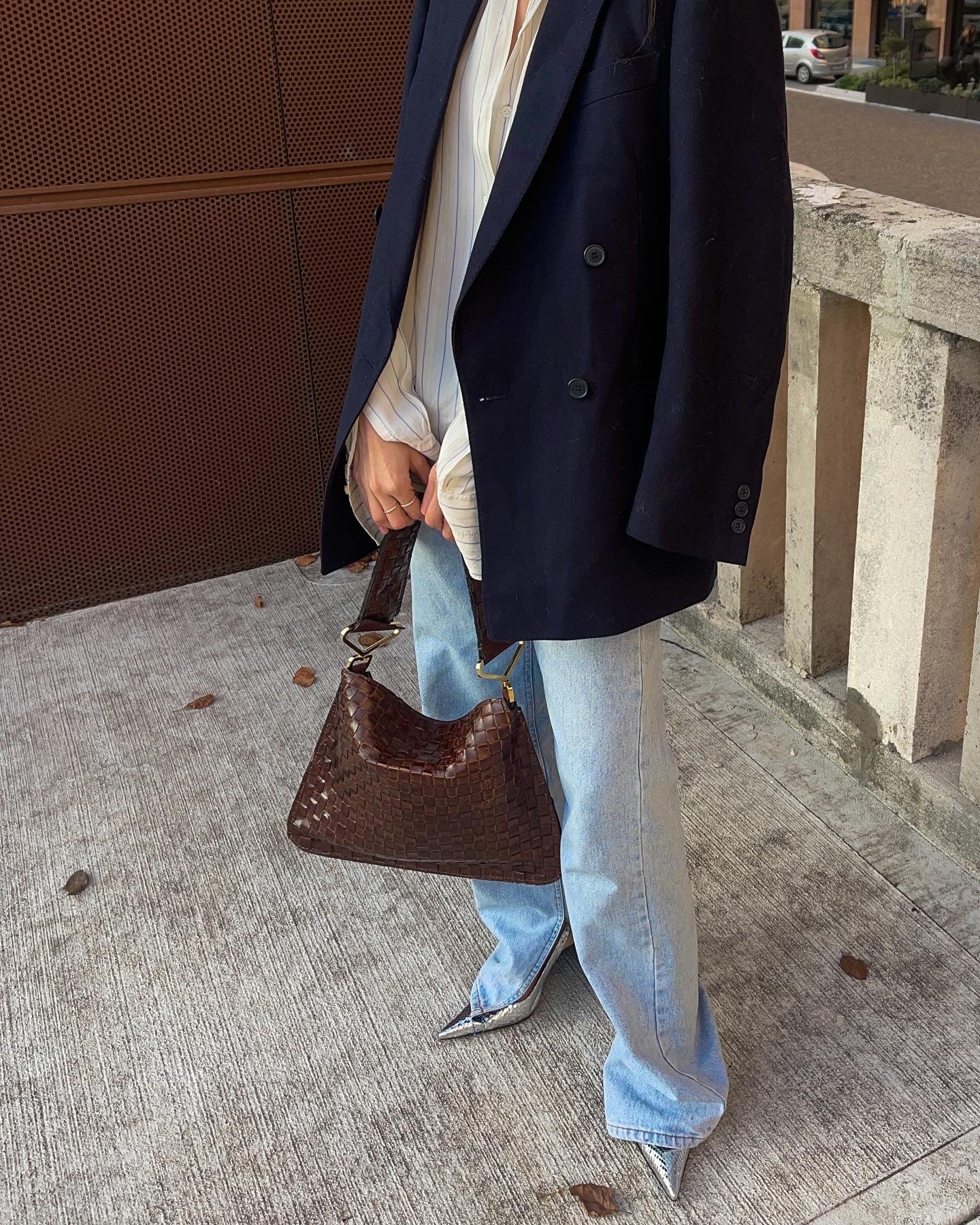 Blue  wool blazer