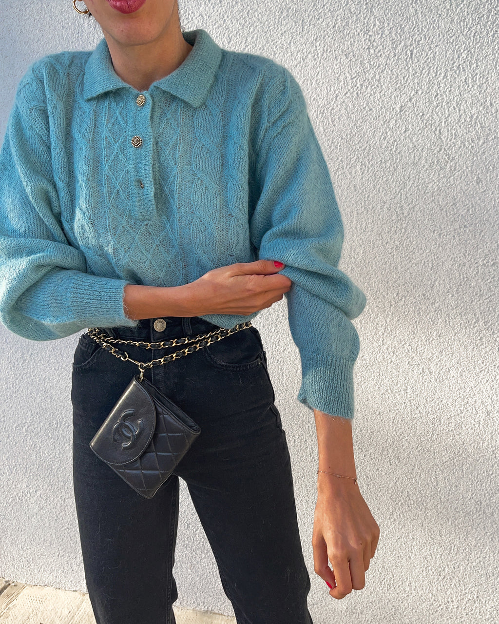 Mohair blend jumper
