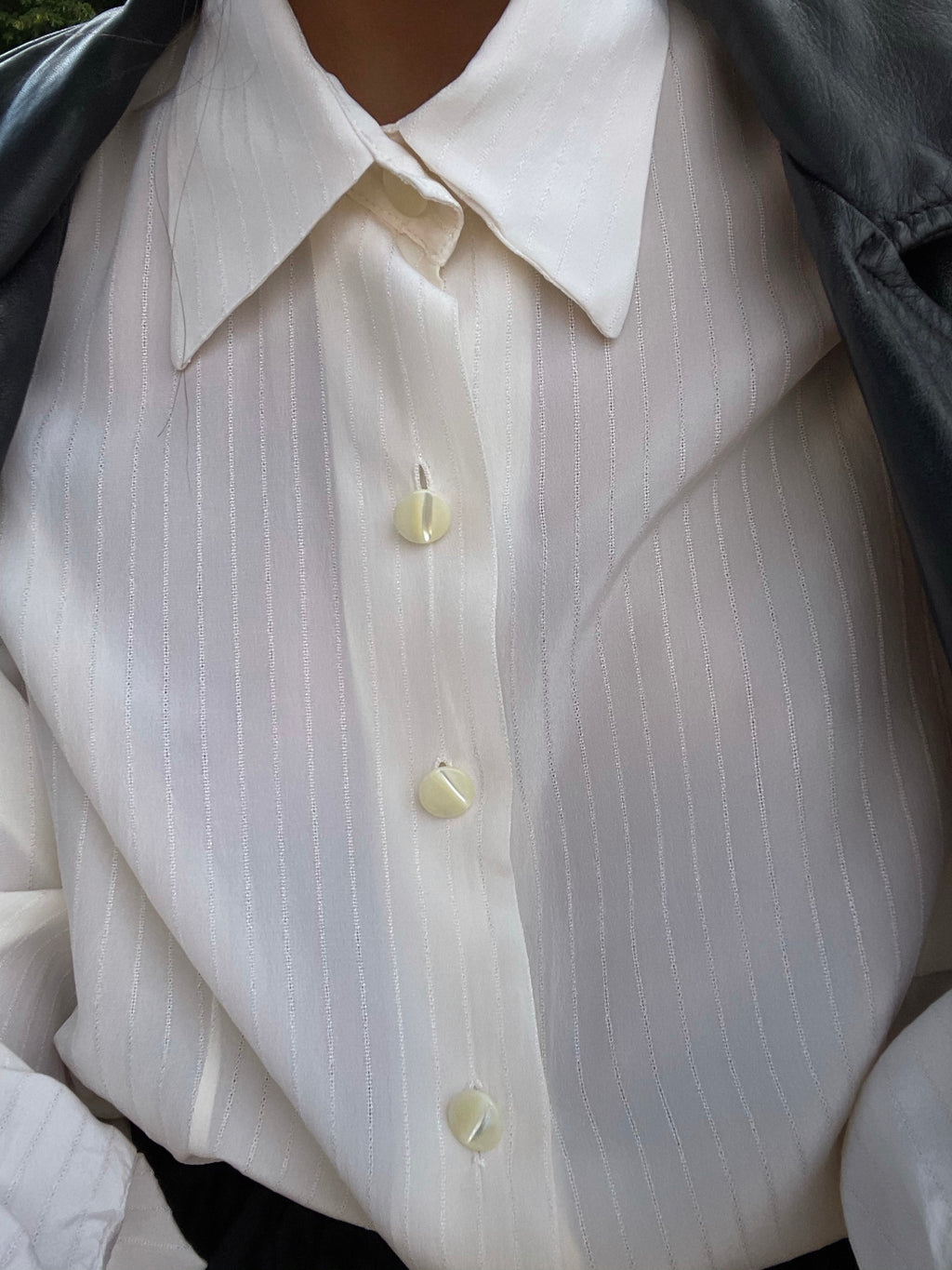 100 silk white shirt