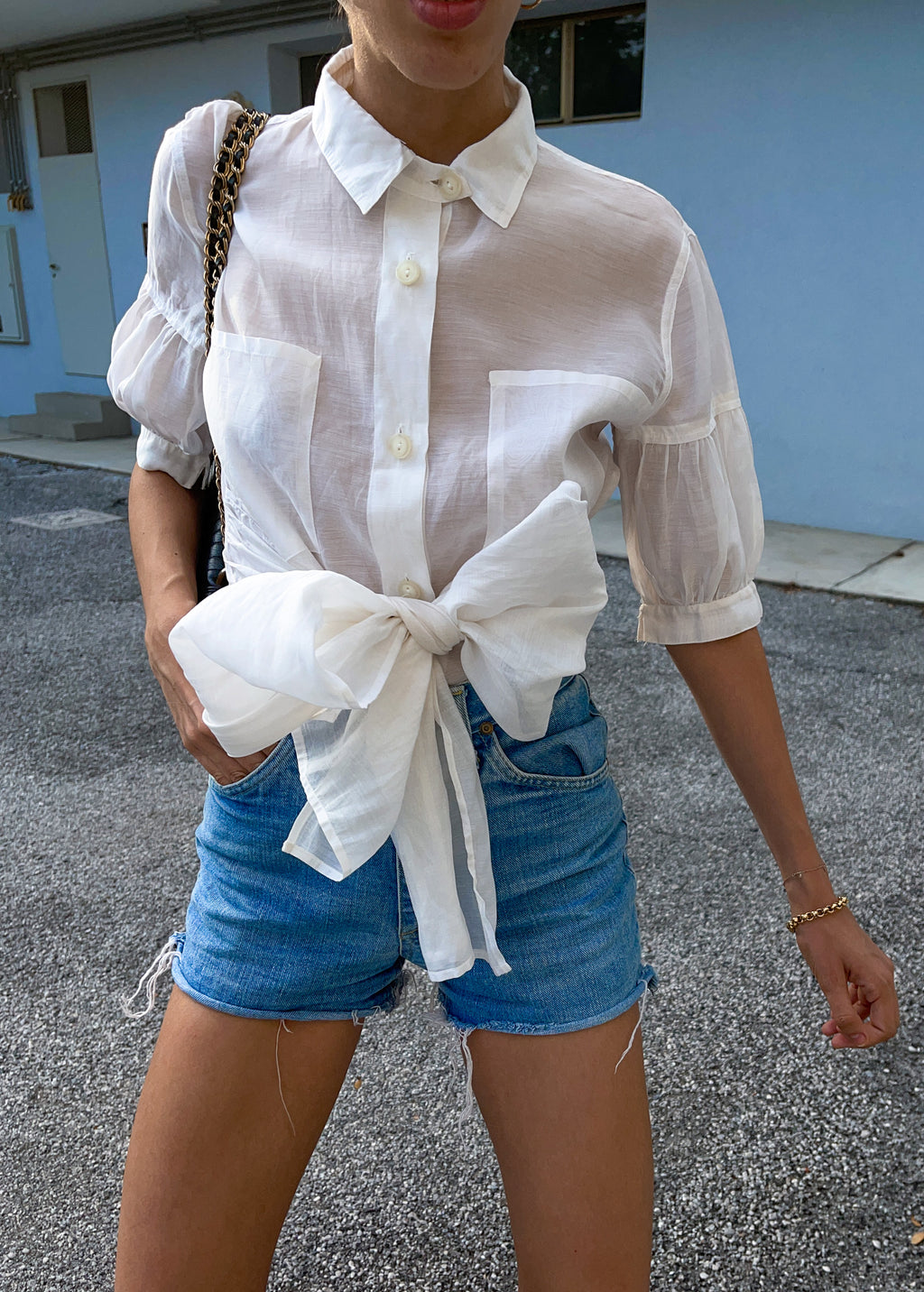 Camicia fiocco