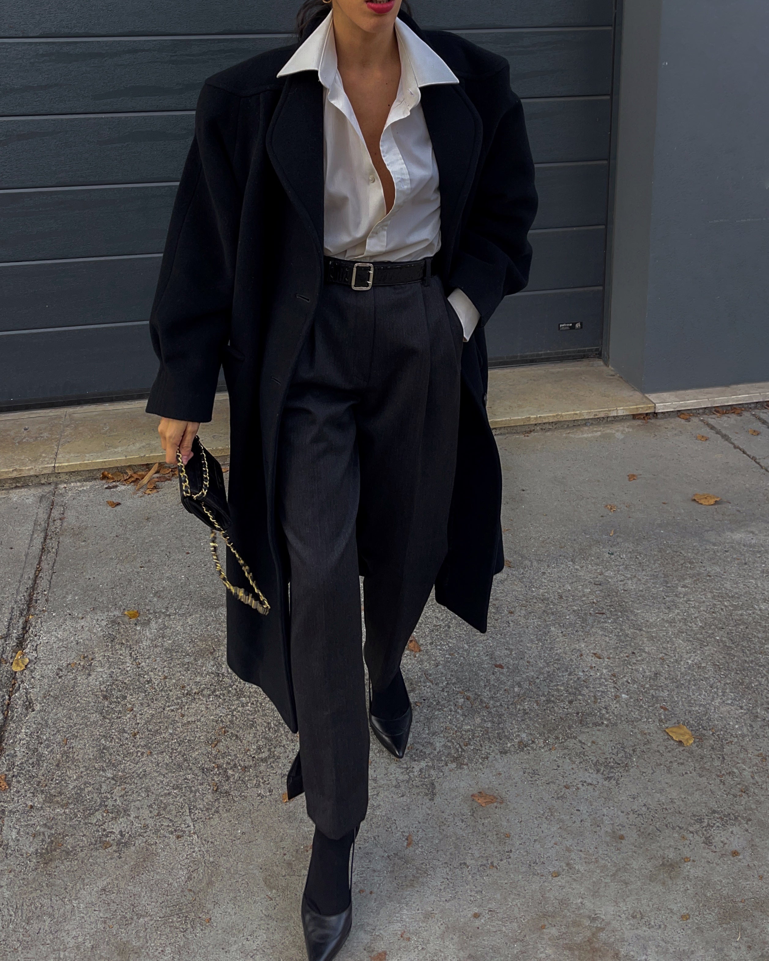 Grey Wool Trousers