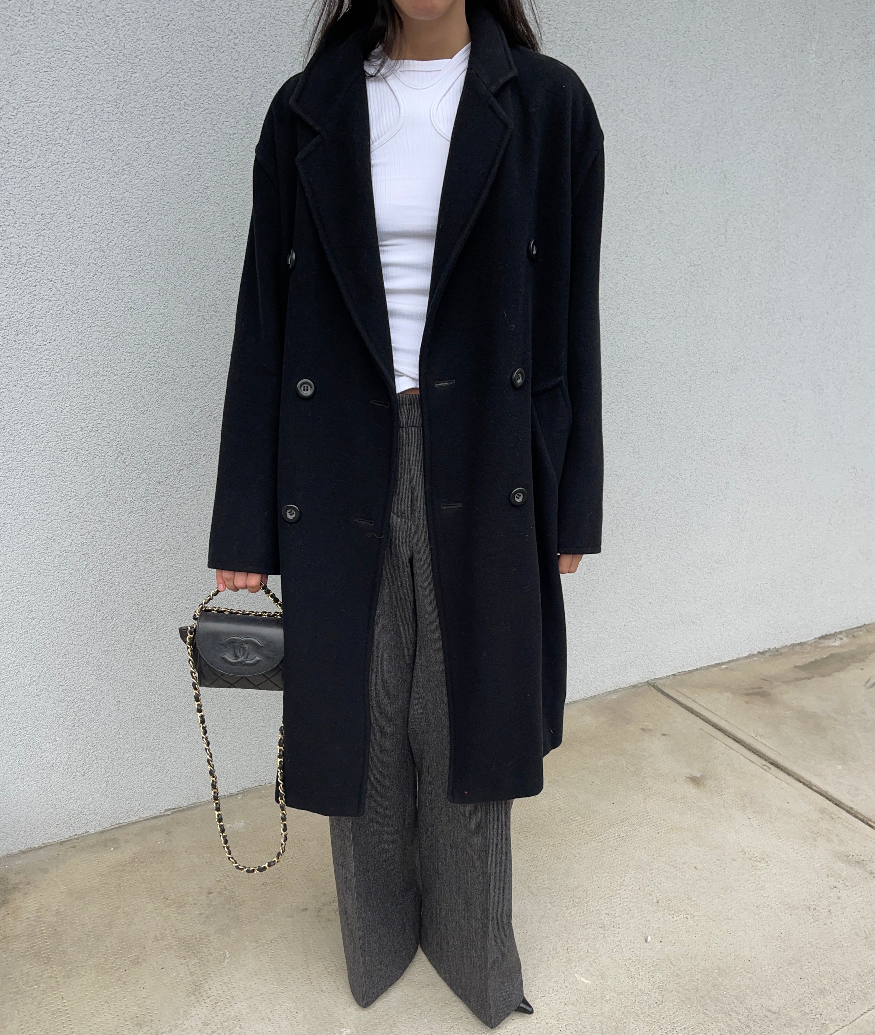 Max & co black coat