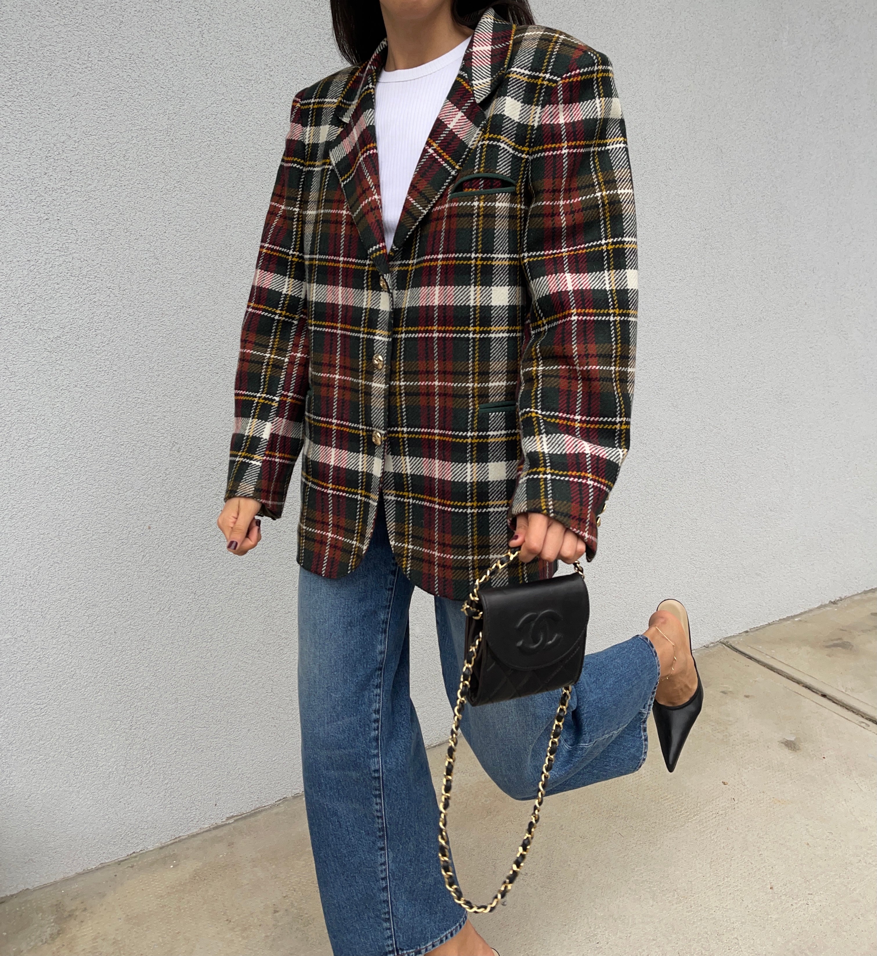 Blazer tartan