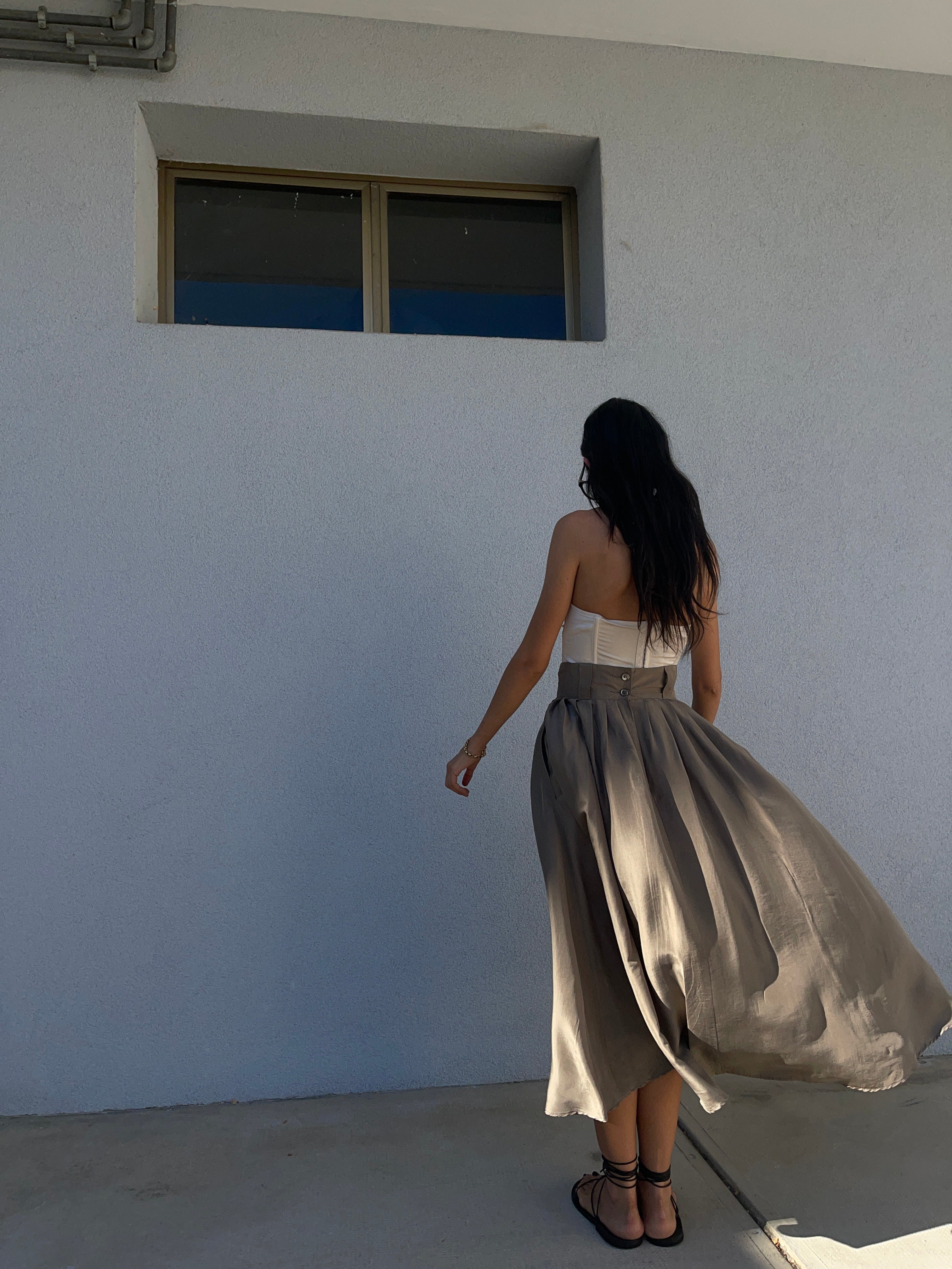 100 Silk skirt