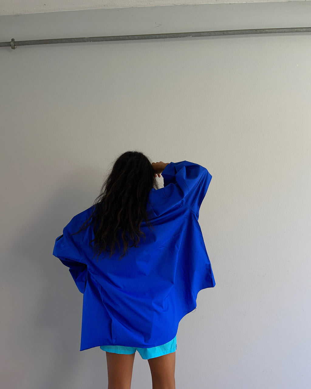 Camicione blu elettrico