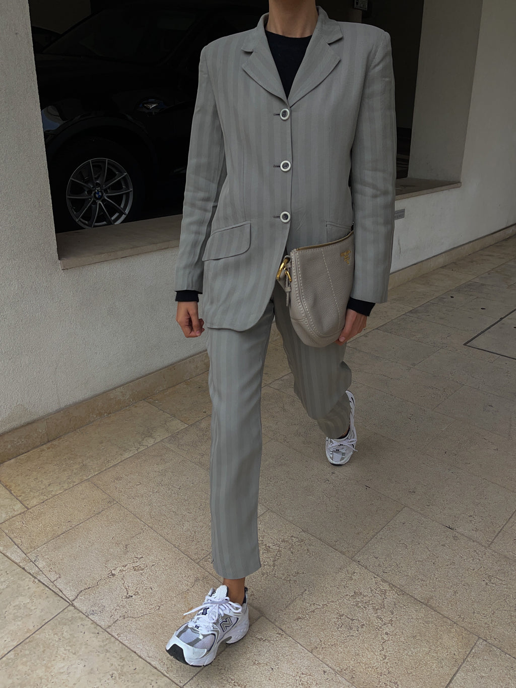 Grey suit