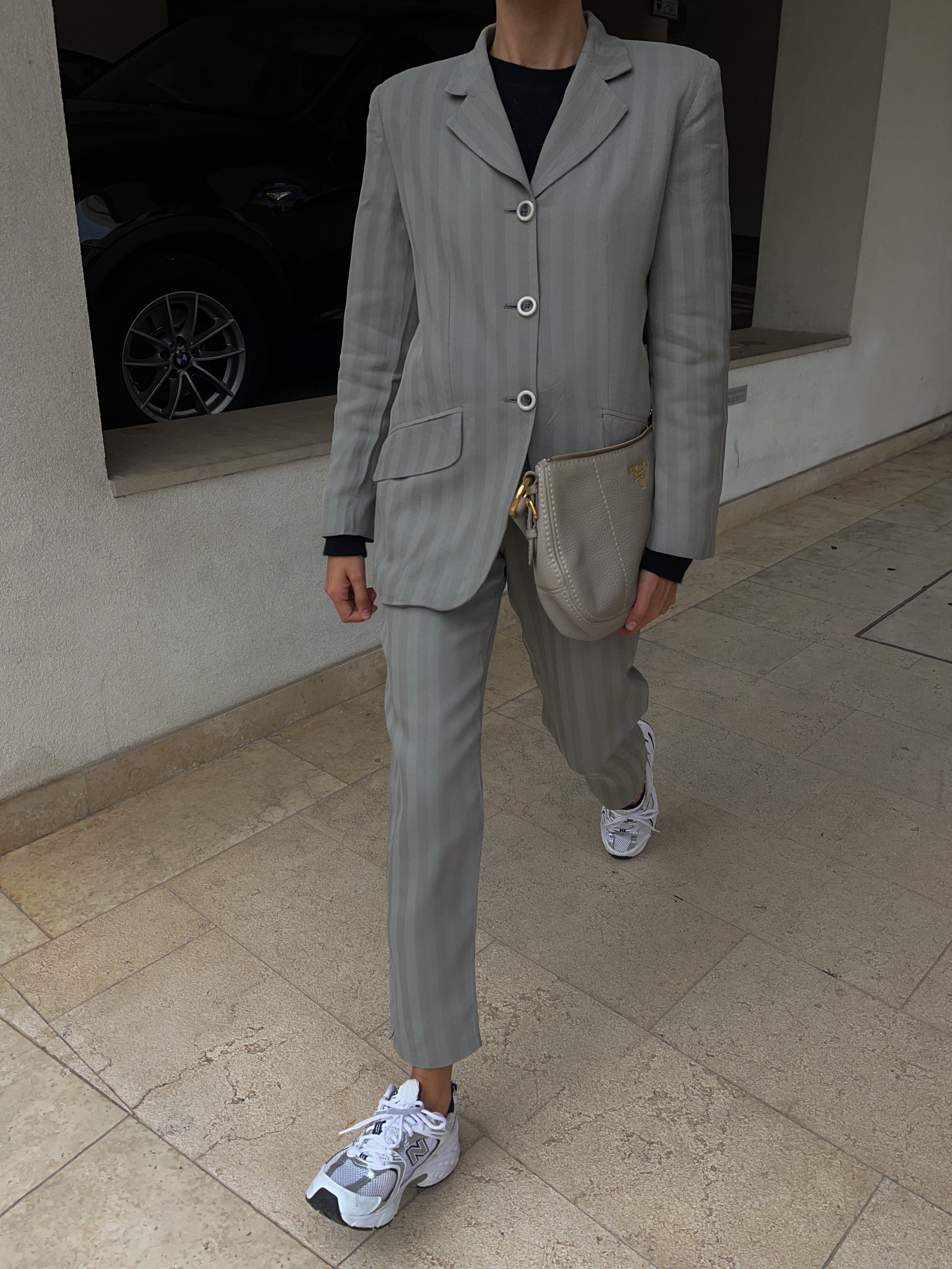 Grey suit