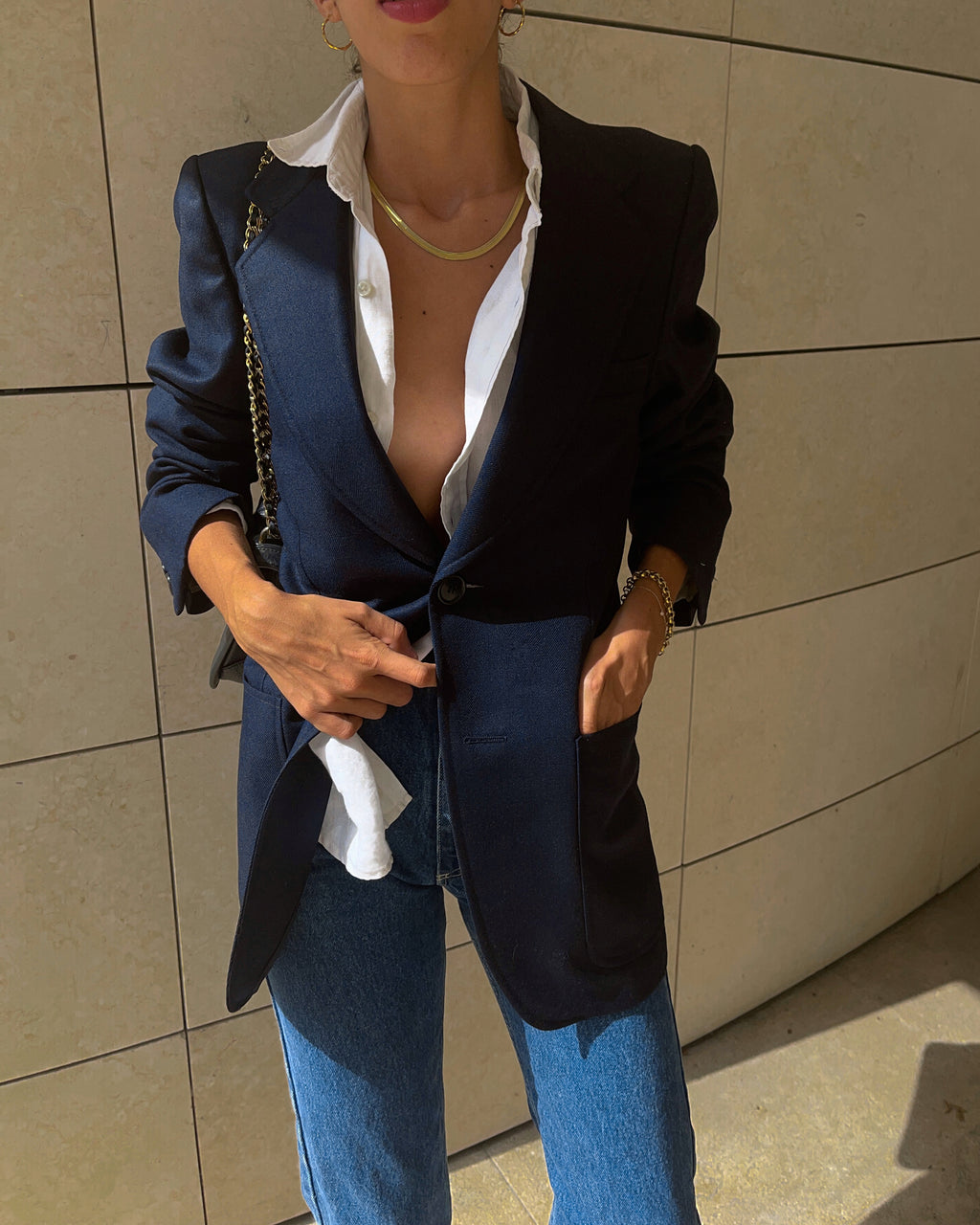 Blue blazer