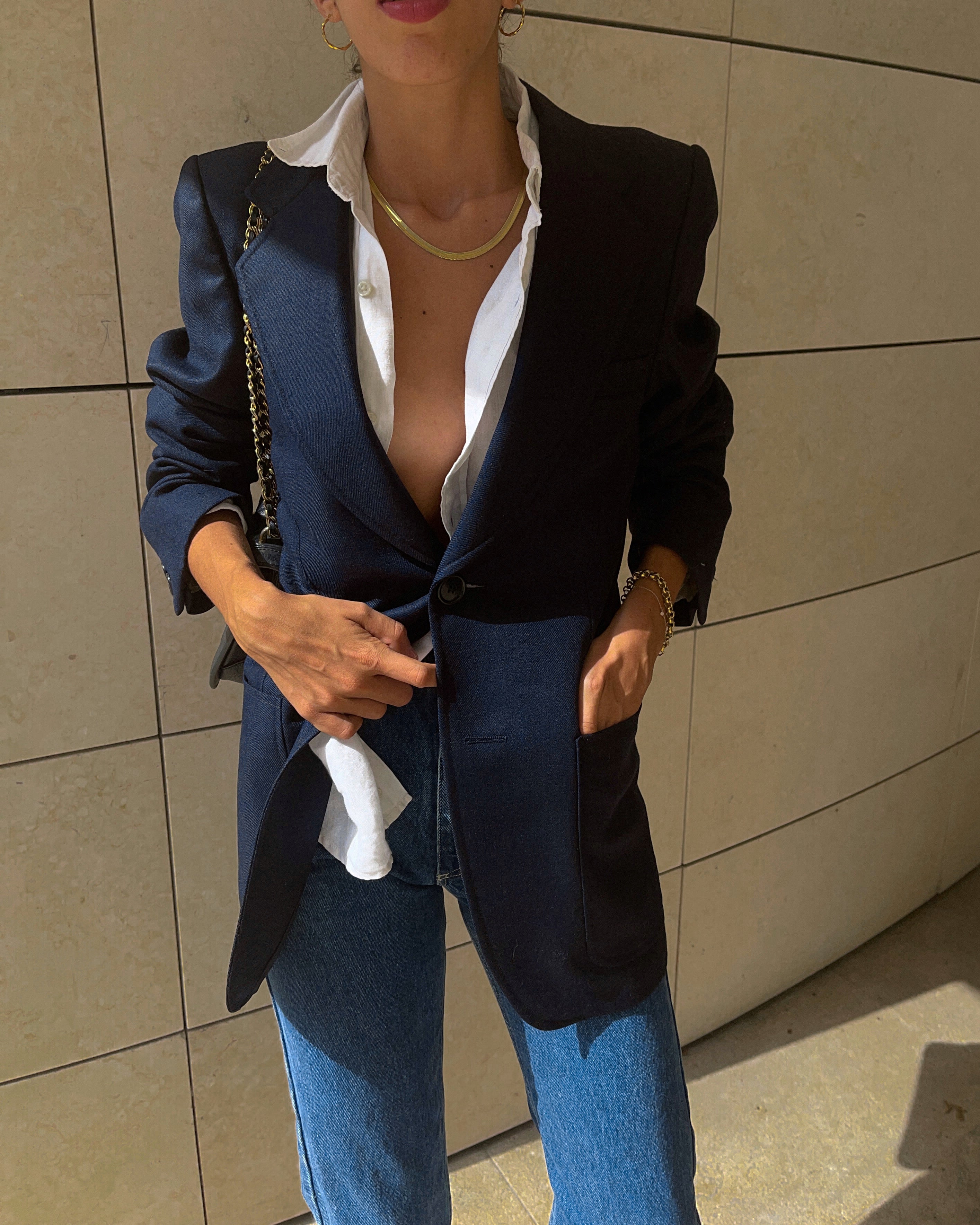 Blue blazer
