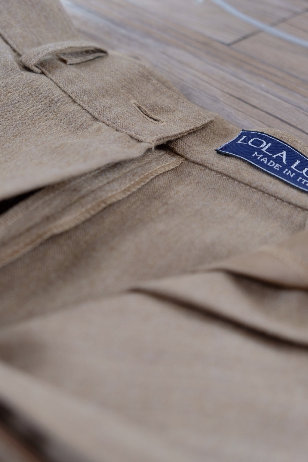 100% wool sartorial trousers