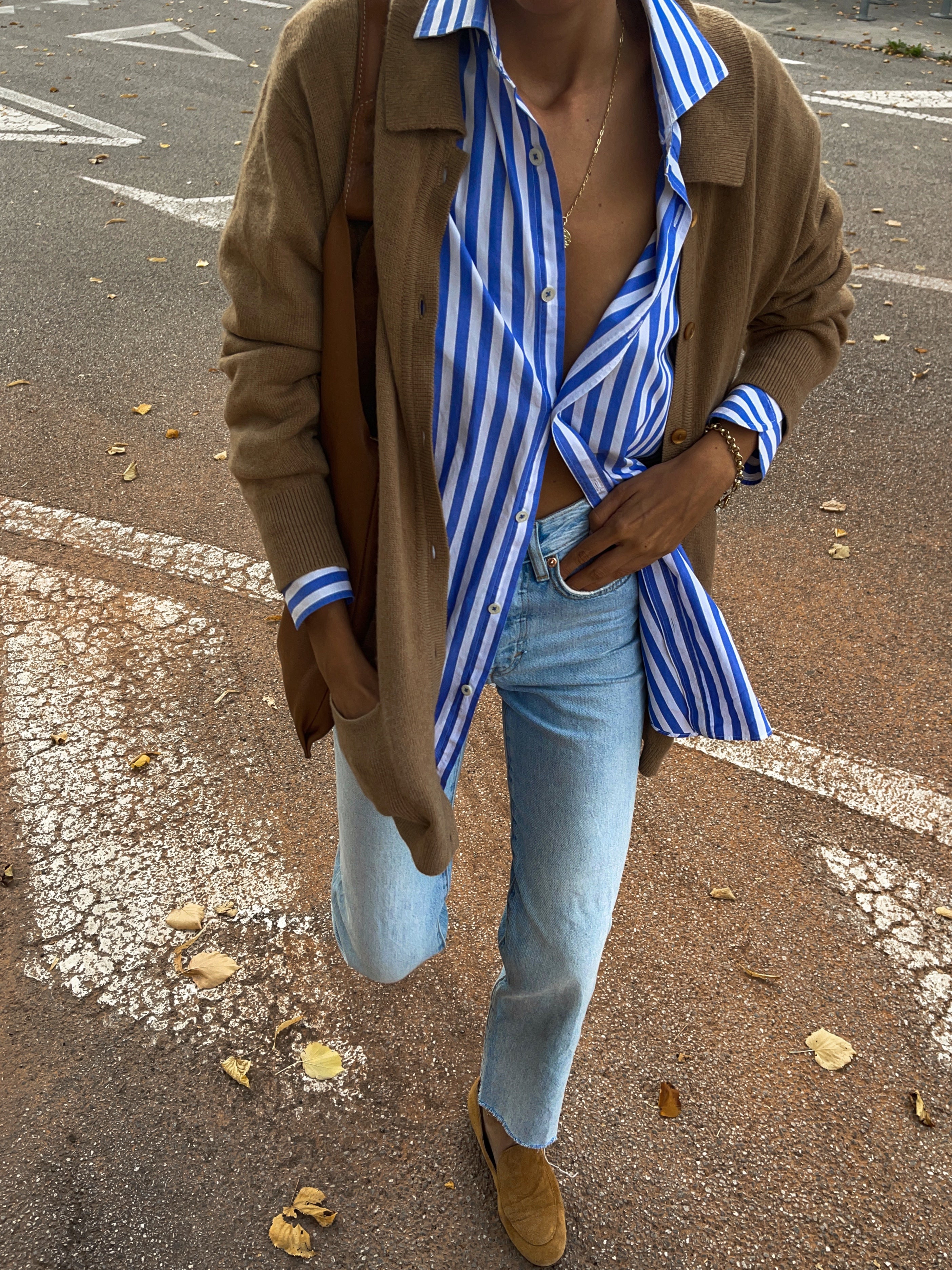 Granny’s camel cardigan