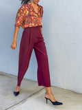 Pantalone burgundy