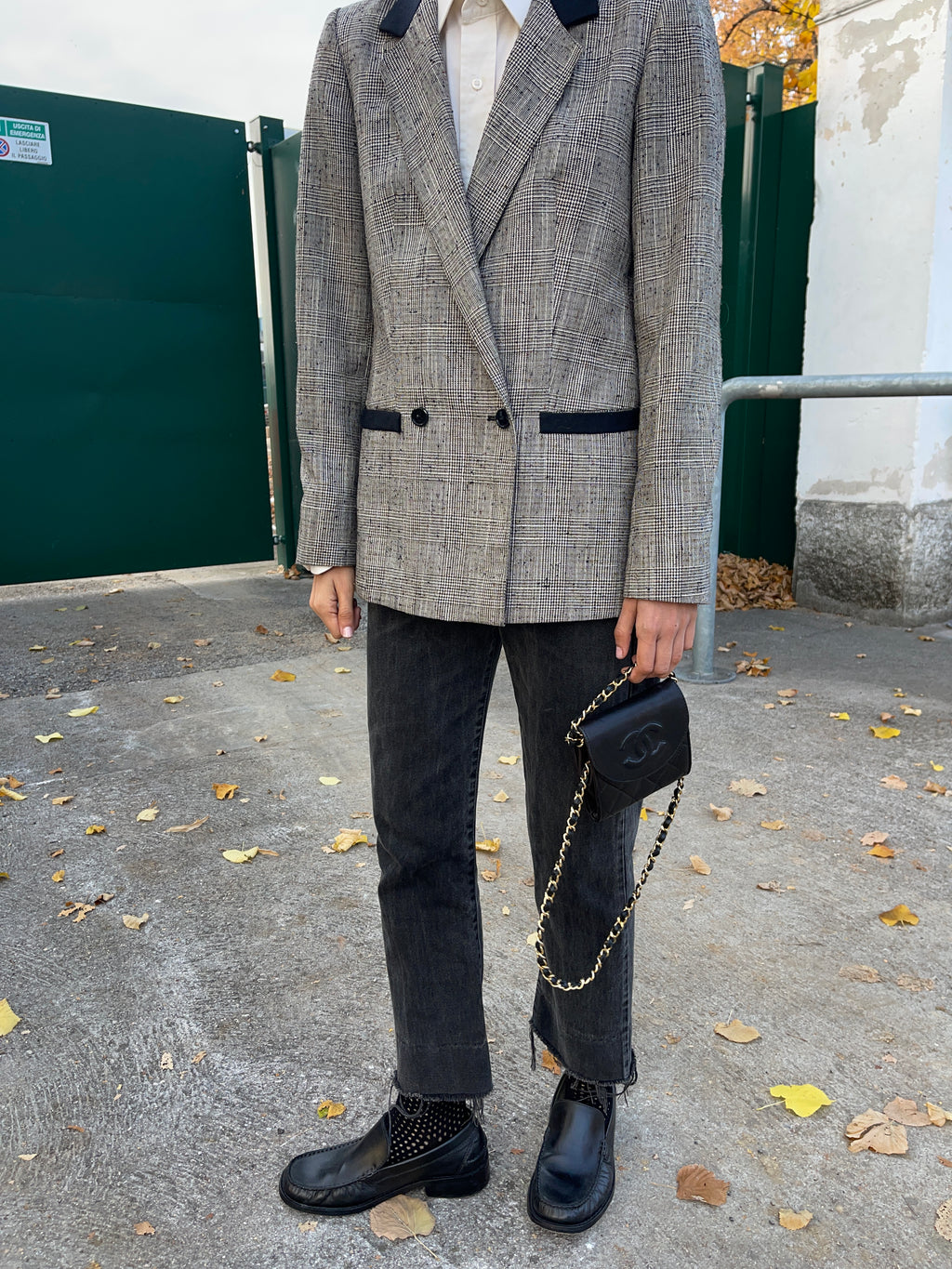 Check blazer