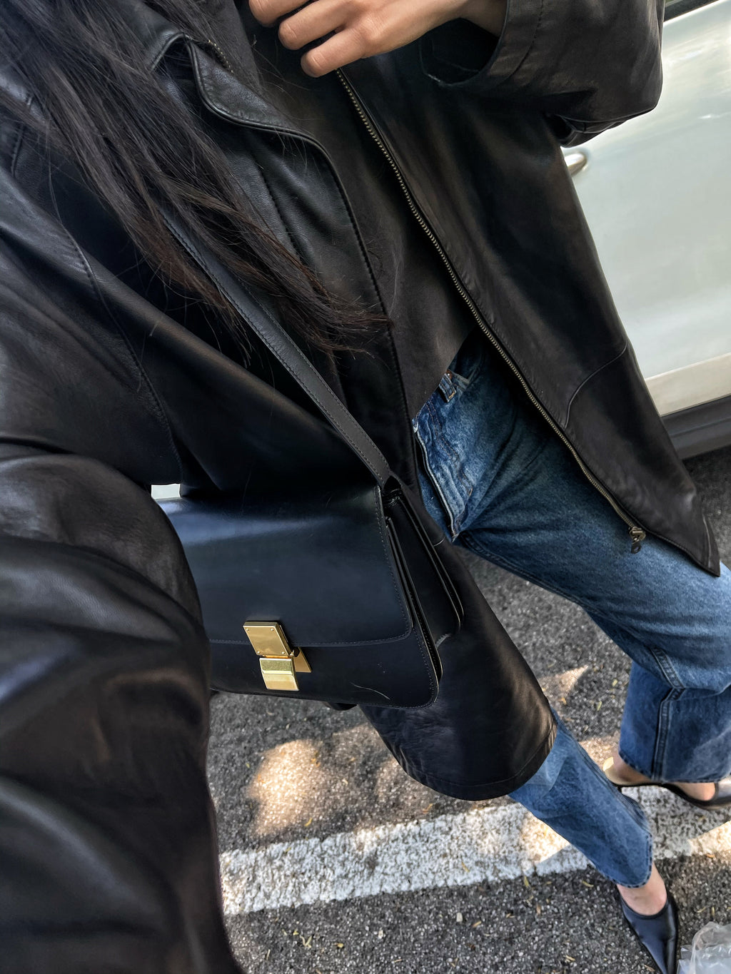 100 nappa jacket