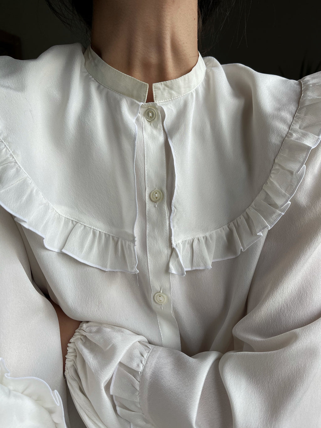 Peter Pan collar shirt